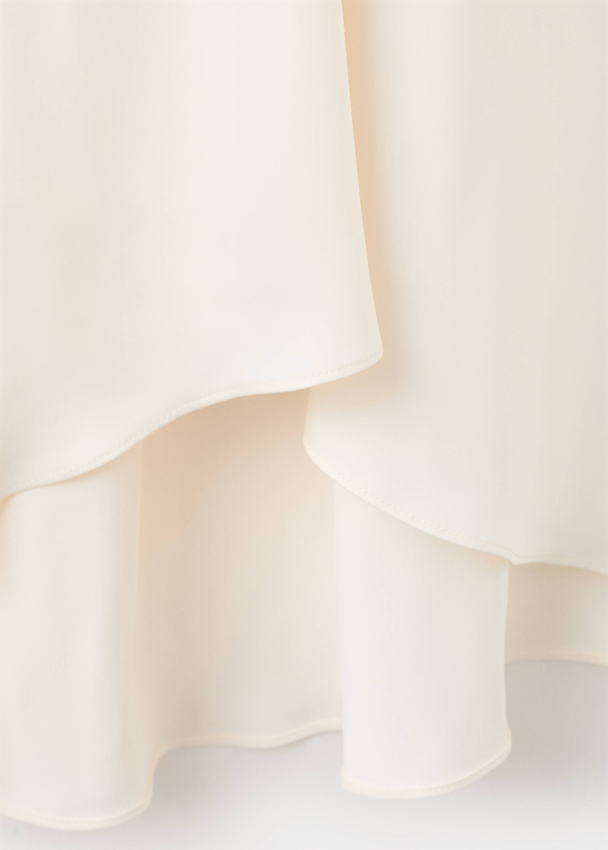 Ruched satin dress - Details of the article 0