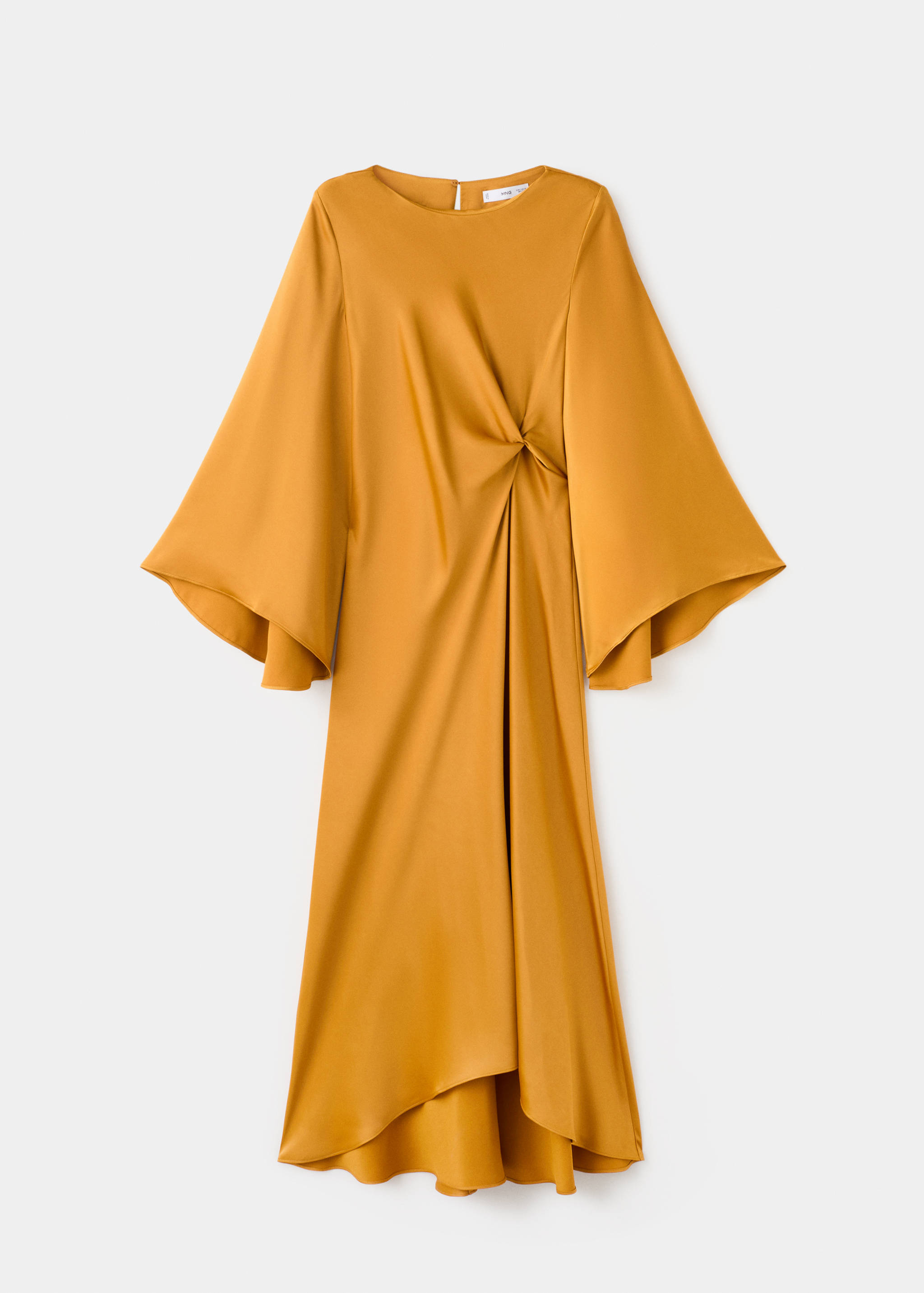 Ruched satin dress - Article without model