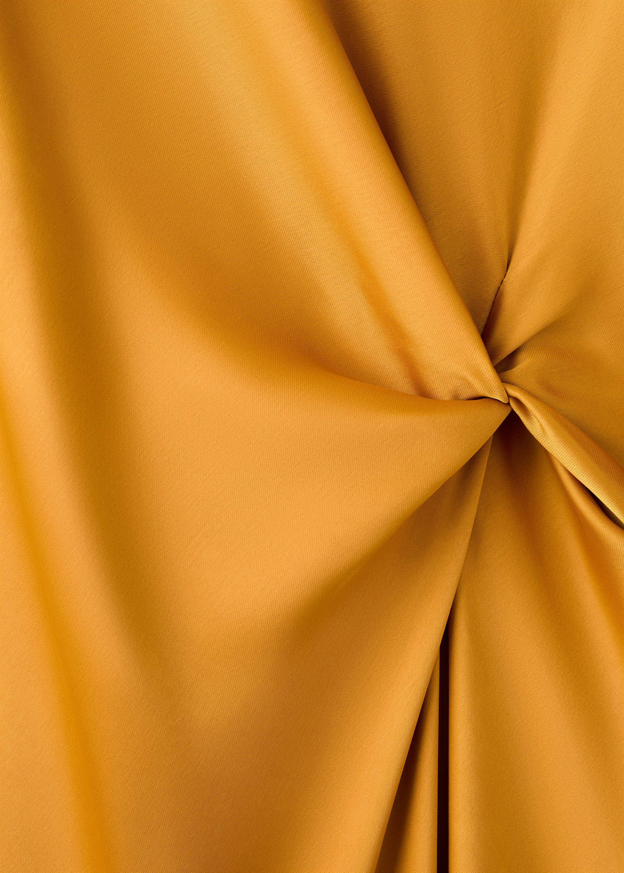 Ruched satin dress - Details of the article 0