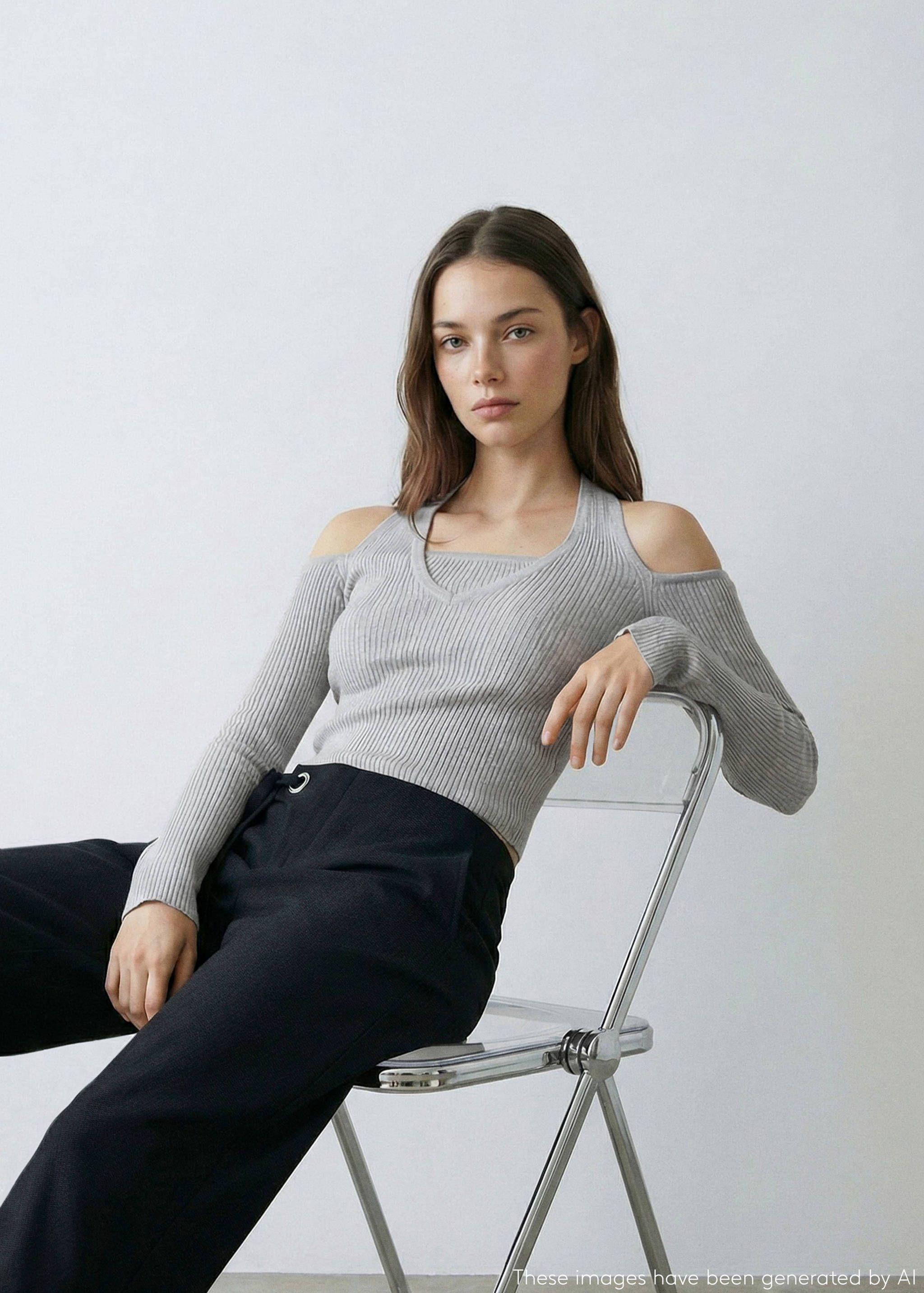 Bow straight trousers - Medium plane