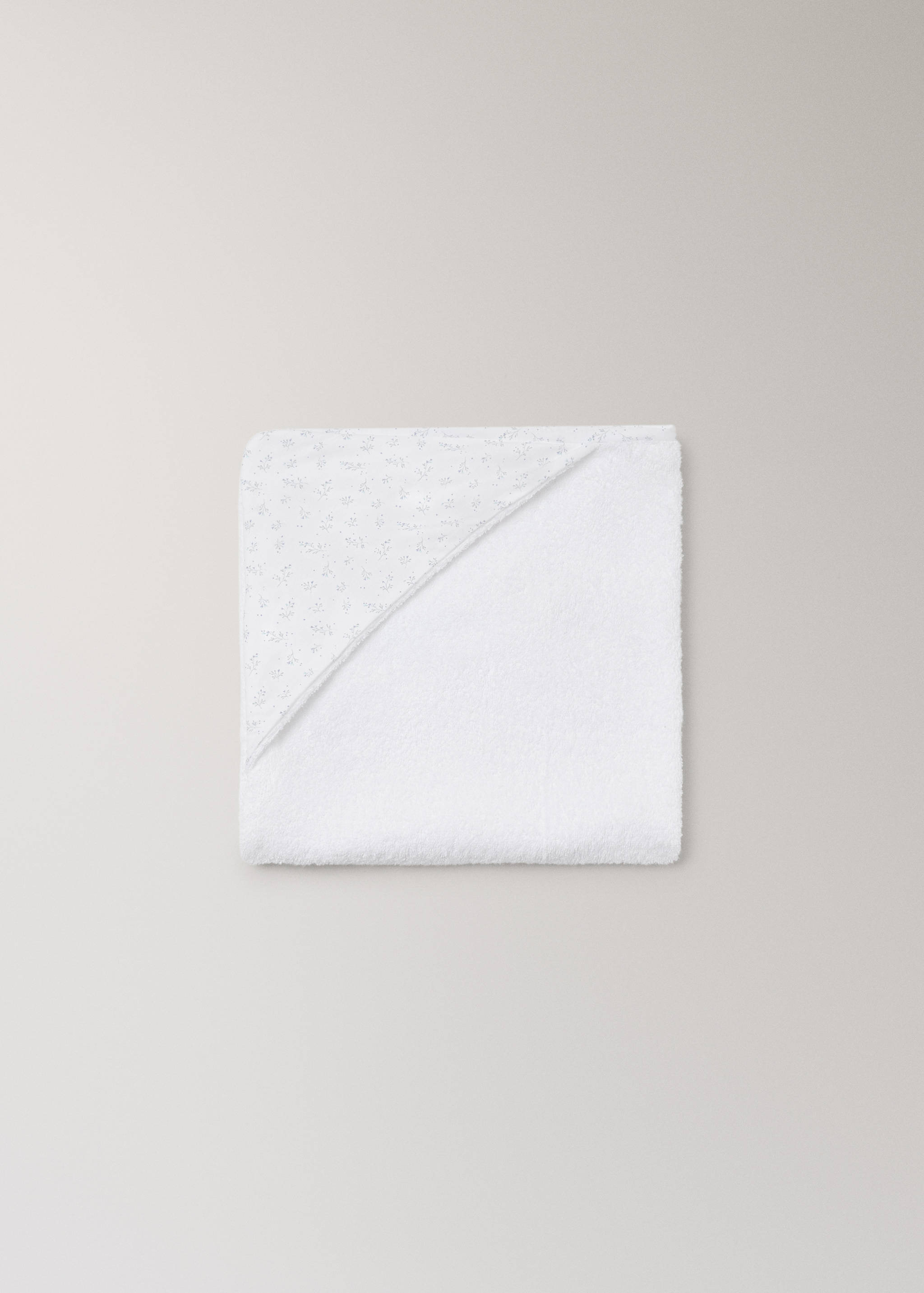 Cape de bain enfant coton fleurs - Détail de l'article 3