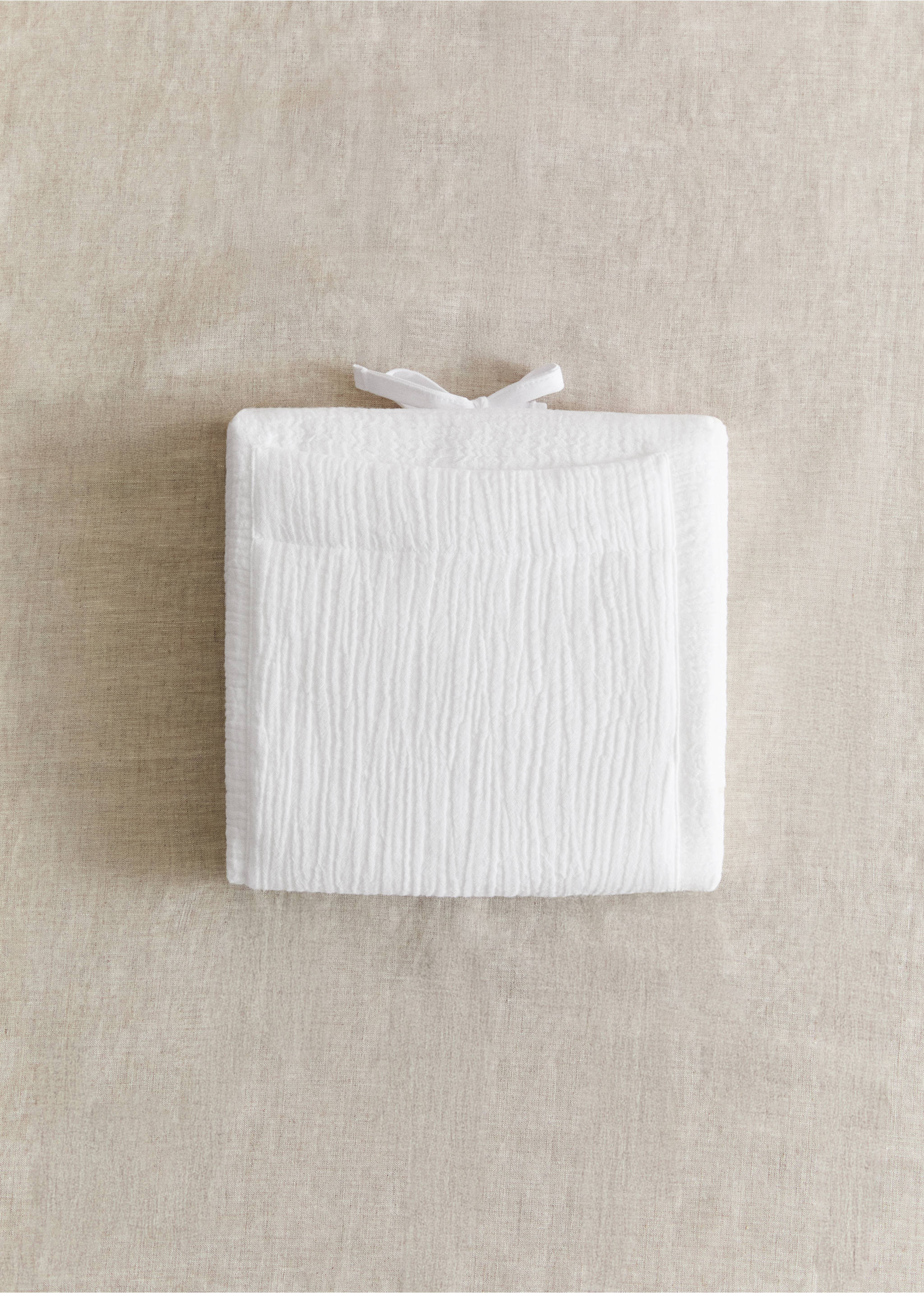 Cotton portable baby changing mat - General plane, White. Ref: 27054086-00.