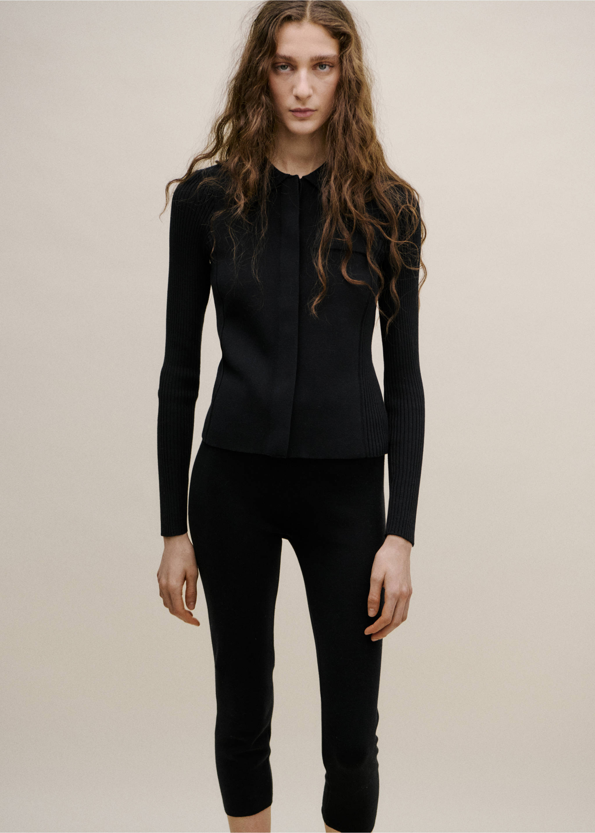 口袋针织开衫 - null, 黑色. Ref: 27054087-00.