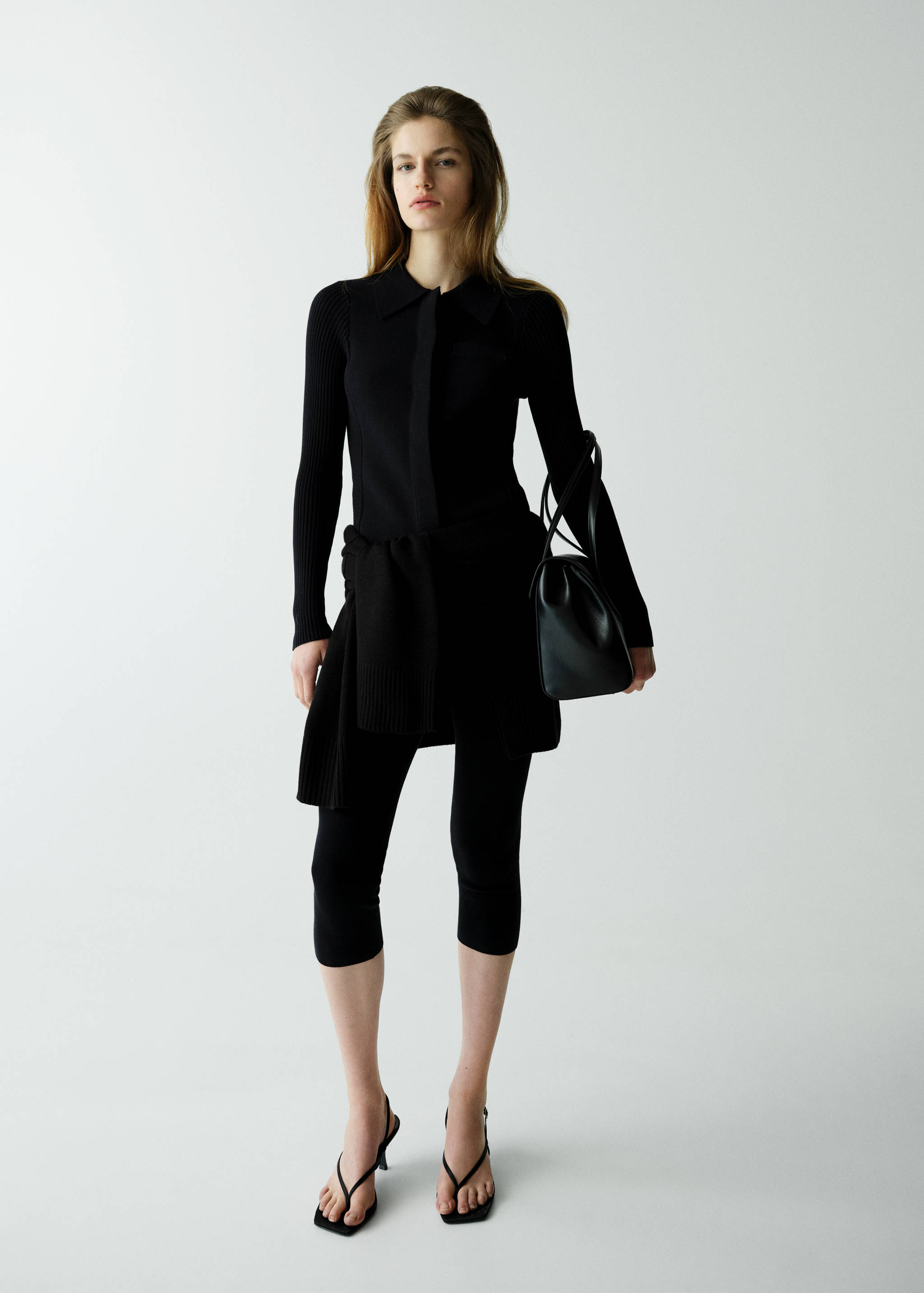 Pocket knit cardigan - General plane