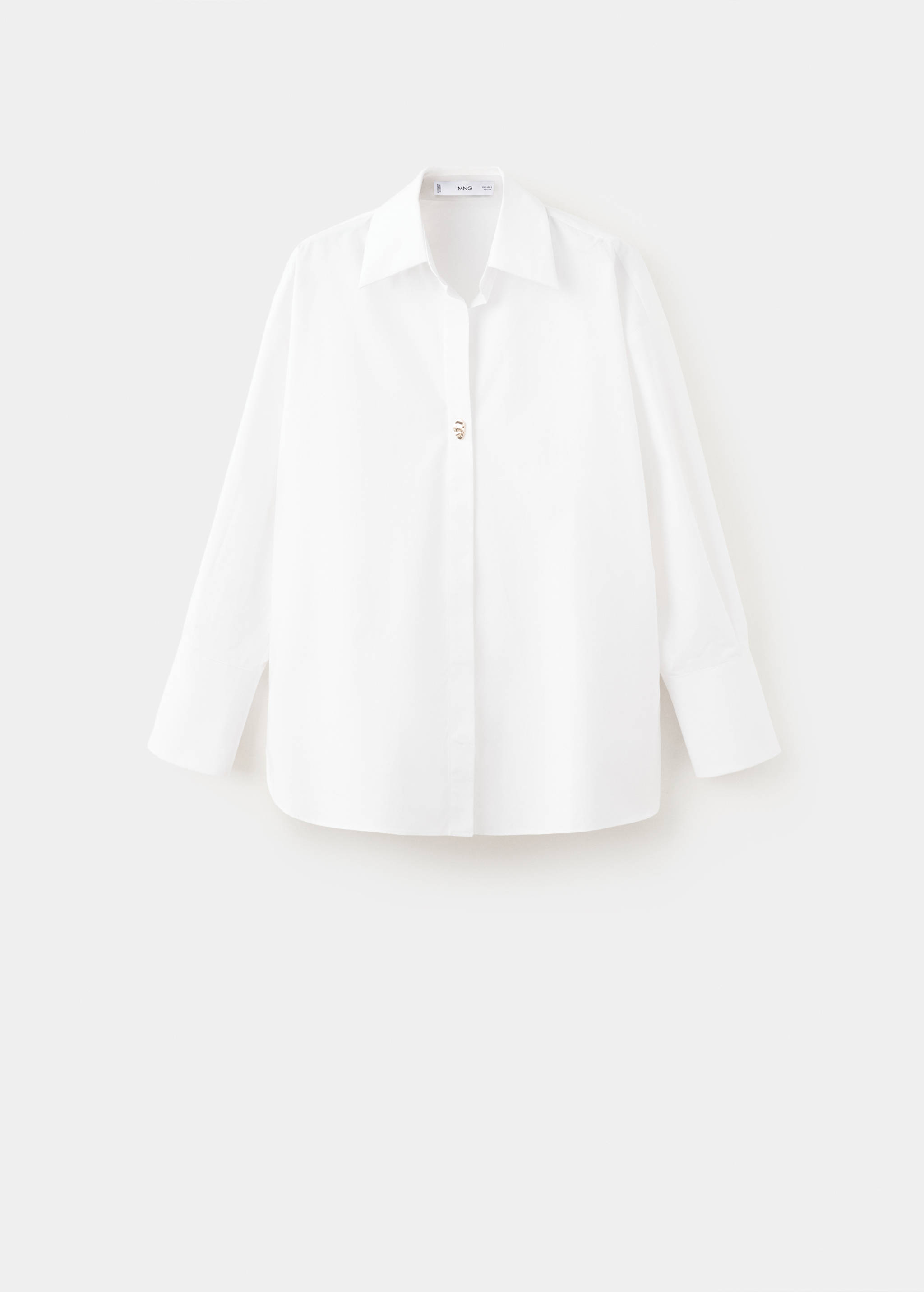 Cotton shirt with jewel buttons - Article without model