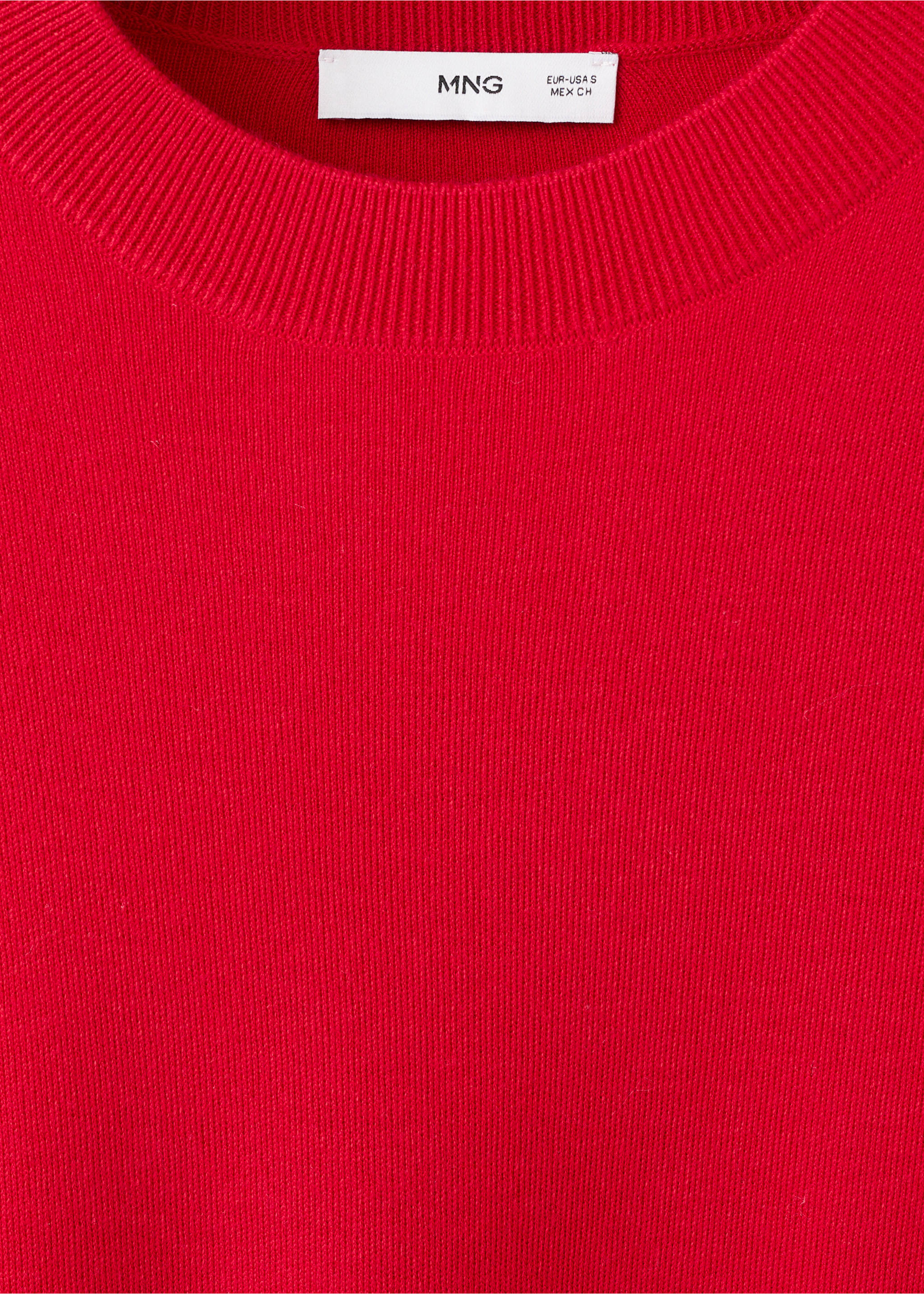 Pull-over manches courtes oversize - Détail de l'article 0, Rouge. Ref: 27054089-00.