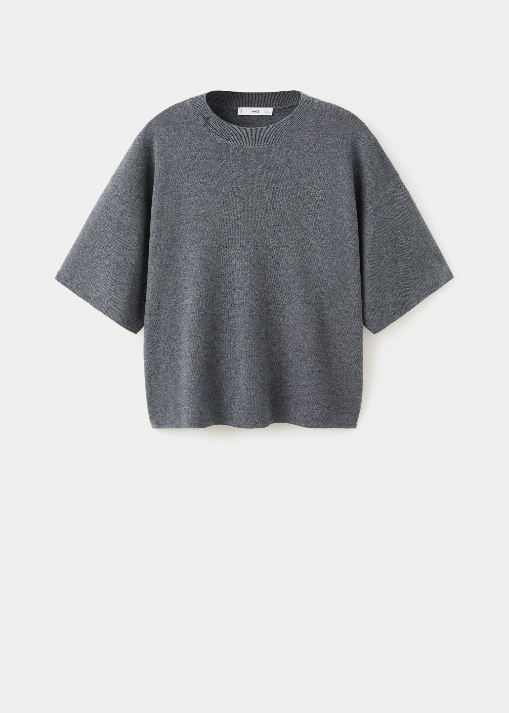 Oversize short sleeve sweater - Article without model
