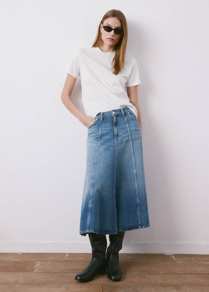 Short-sleeved cotton t-shirt — White