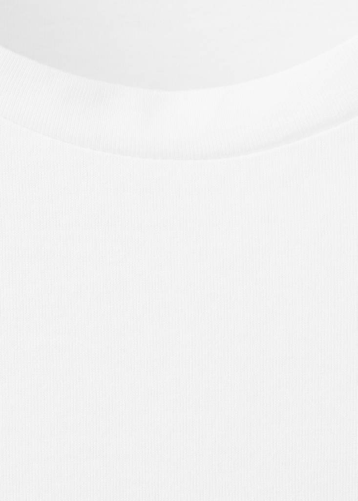 Short-sleeved cotton t-shirt — White