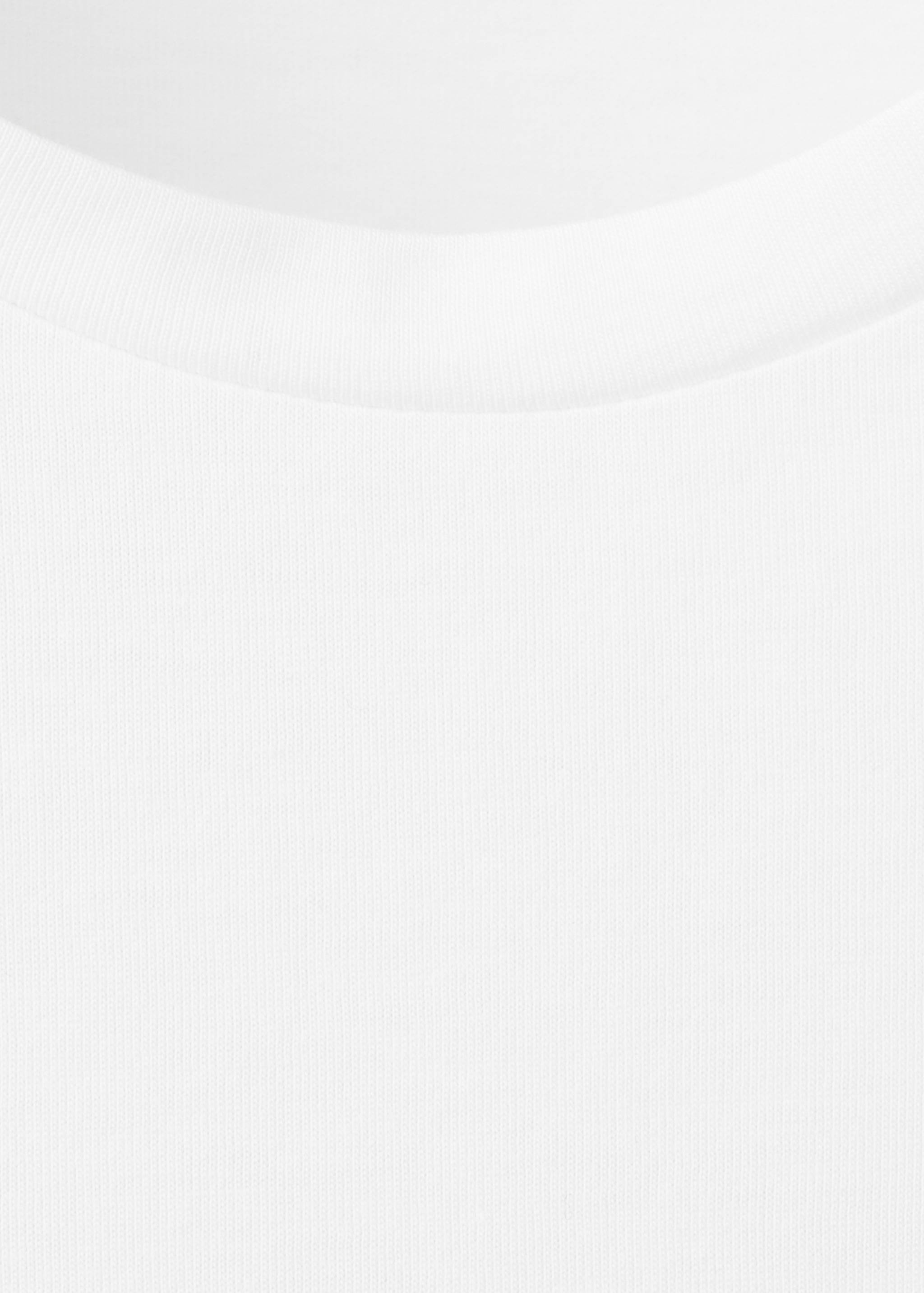 Short-sleeved cotton t-shirt - Details of the article 8
