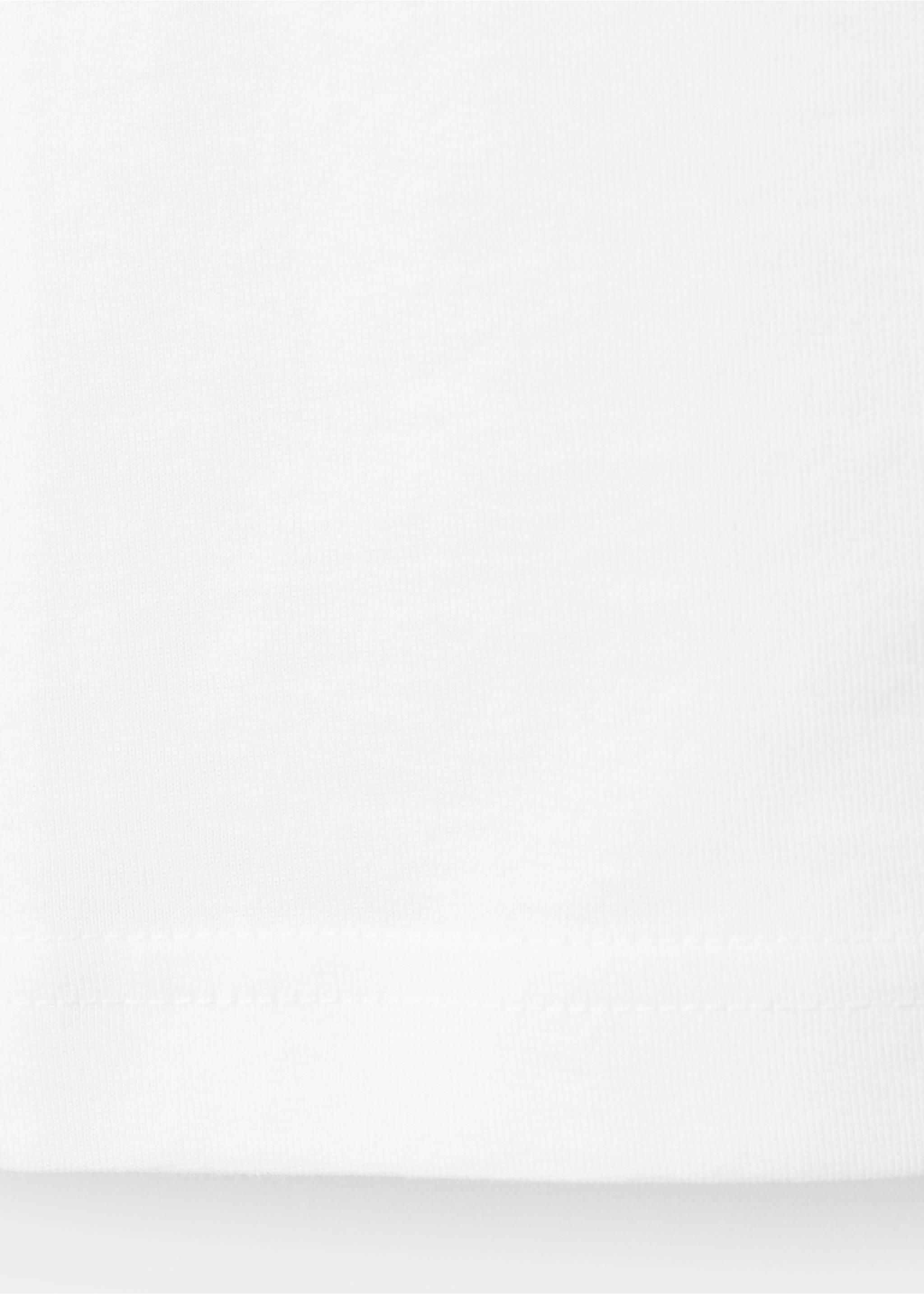 T-shirt coton manches courtes - Détail de l'article 0, Blanc. Ref: 27054090-00.