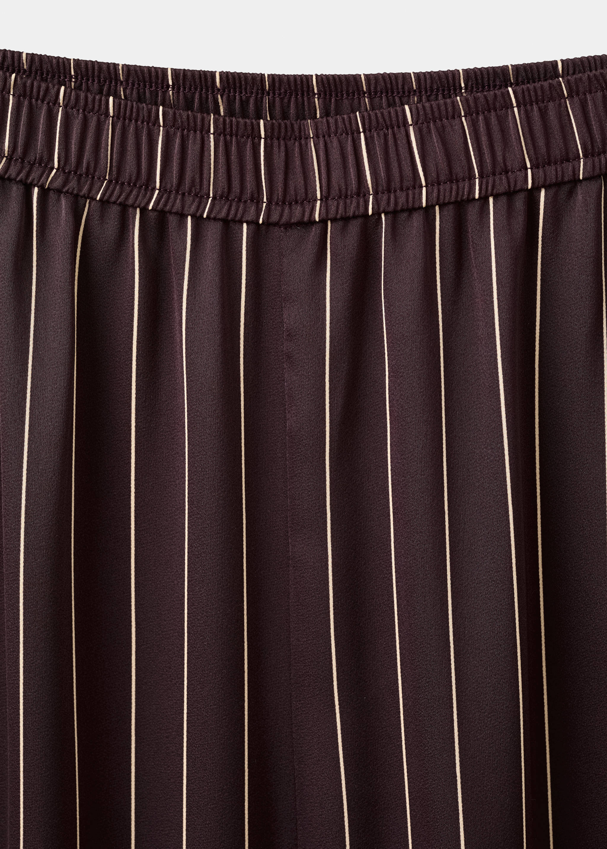 Pantaloni satinati stampa geometrica - Dettaglio dell'articolo 0