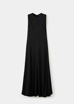 Flared cotton dress — Black 6