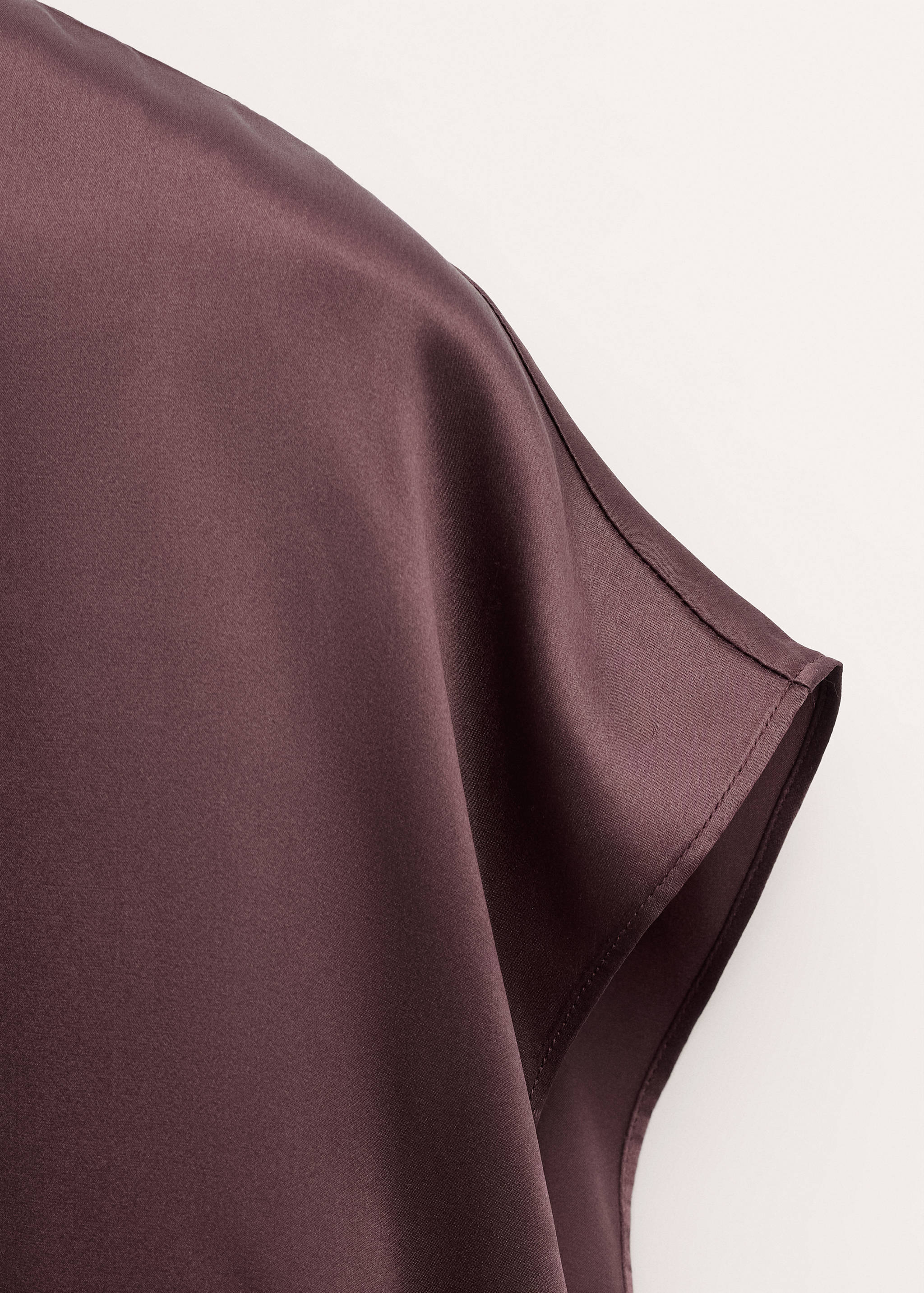 100% satin silk blouse - Details of the article 8