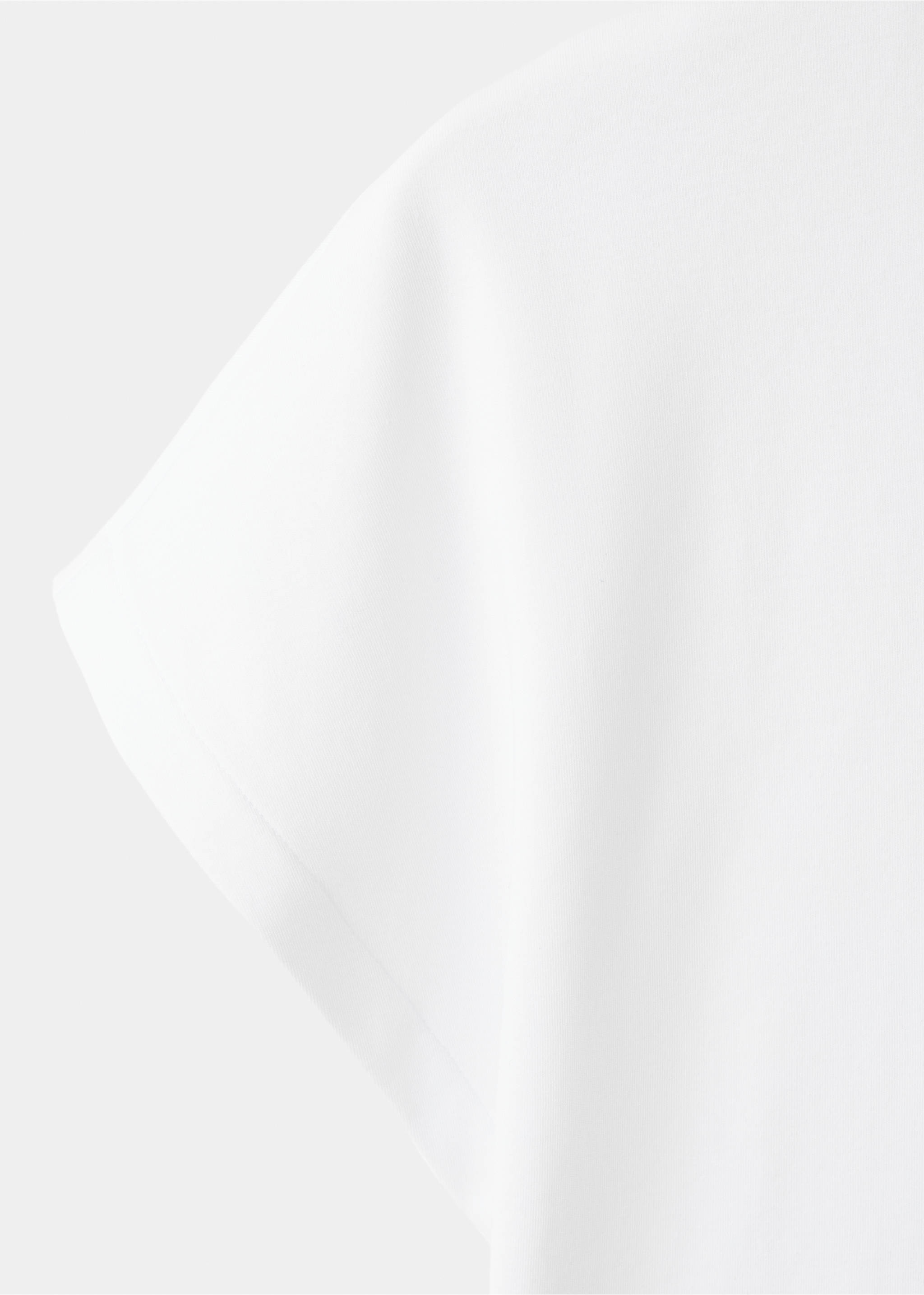 T-shirt coton manches courtes - Détail de l'article 0, Blanc. Ref: 27054096-00.