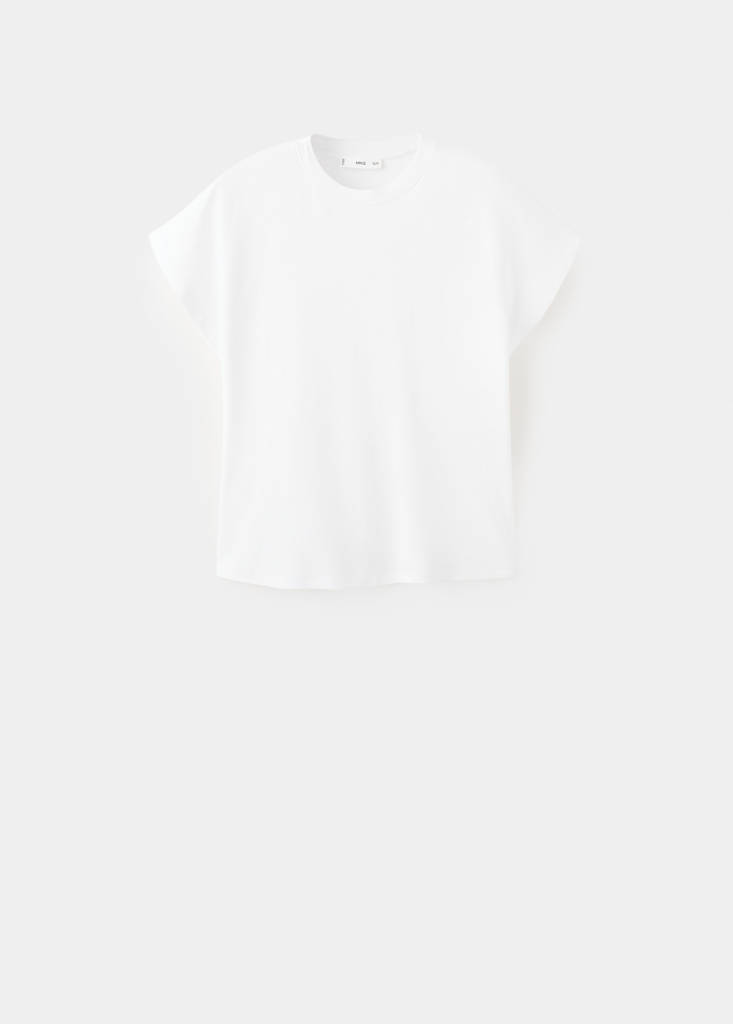 Short-sleeved cotton t-shirt — White