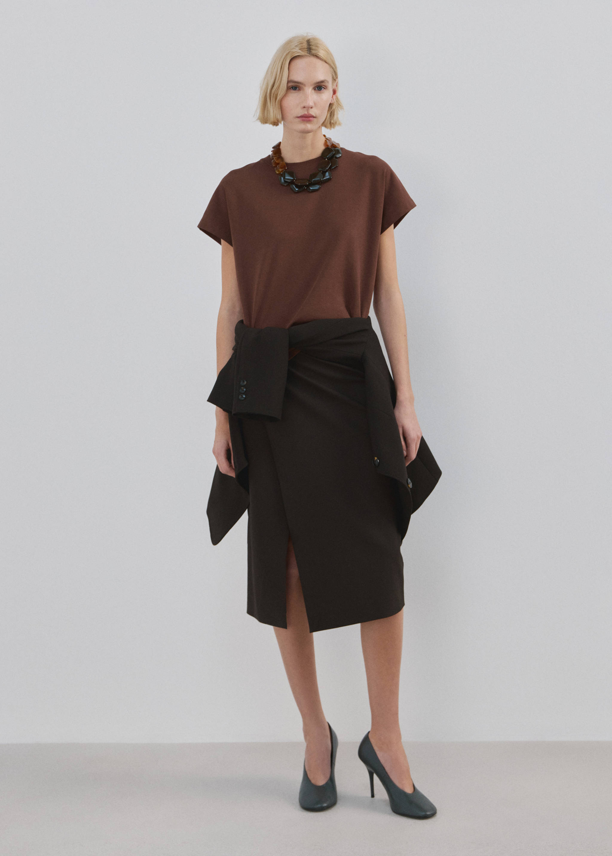 T-shirt coton manches courtes - Plan général