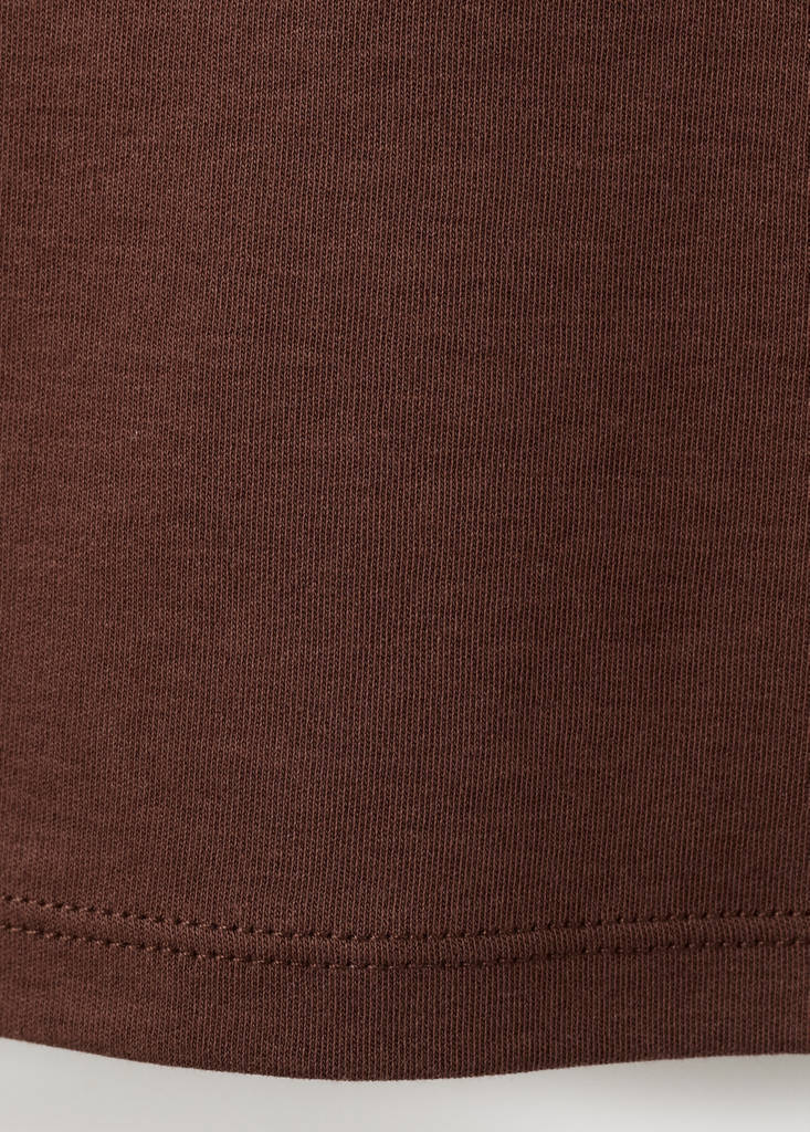 Short-sleeved cotton t-shirt — Russet