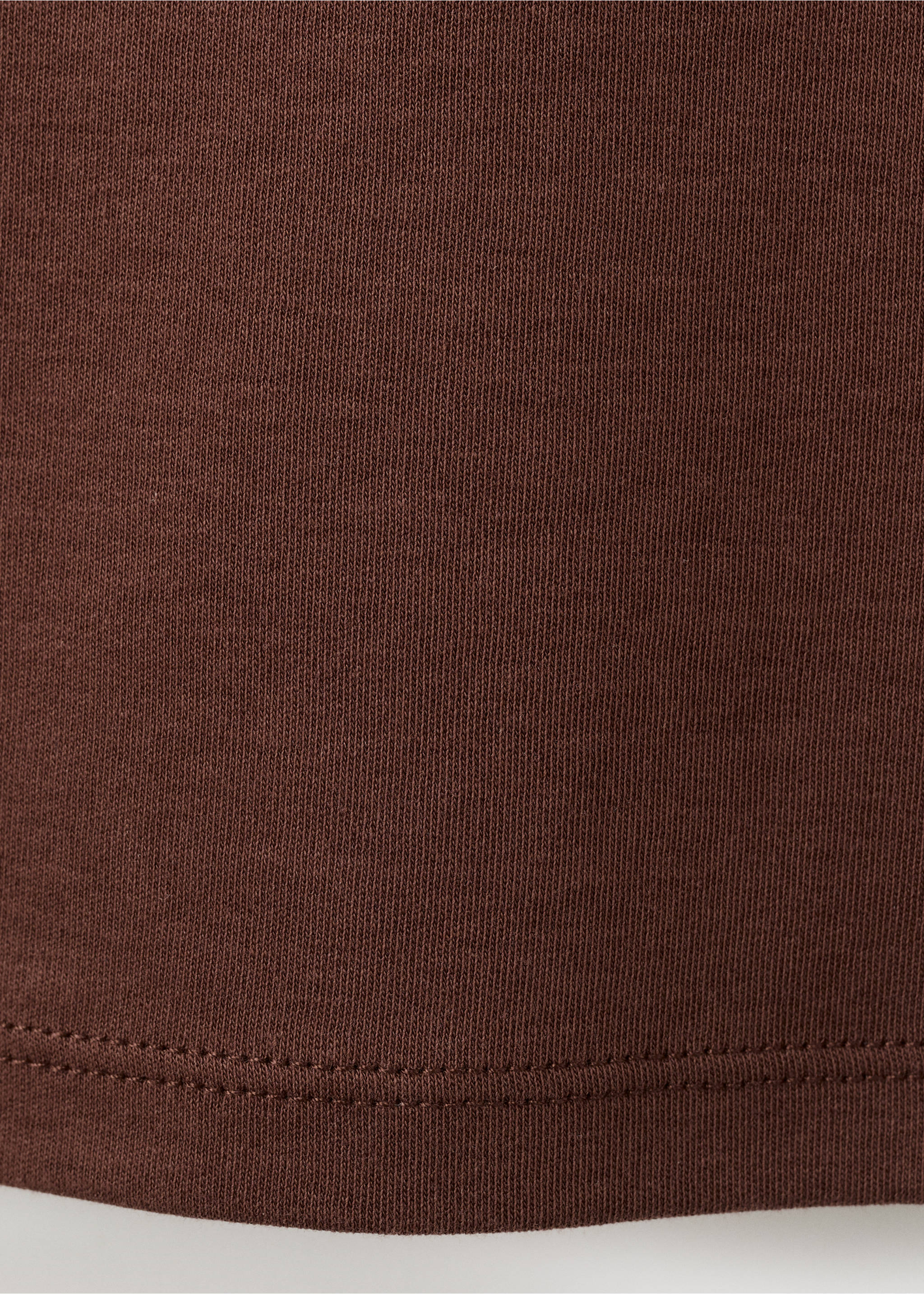 T-shirt coton manches courtes - Détail de l'article 8, Rouge-orangé. Ref: 27054096-00.