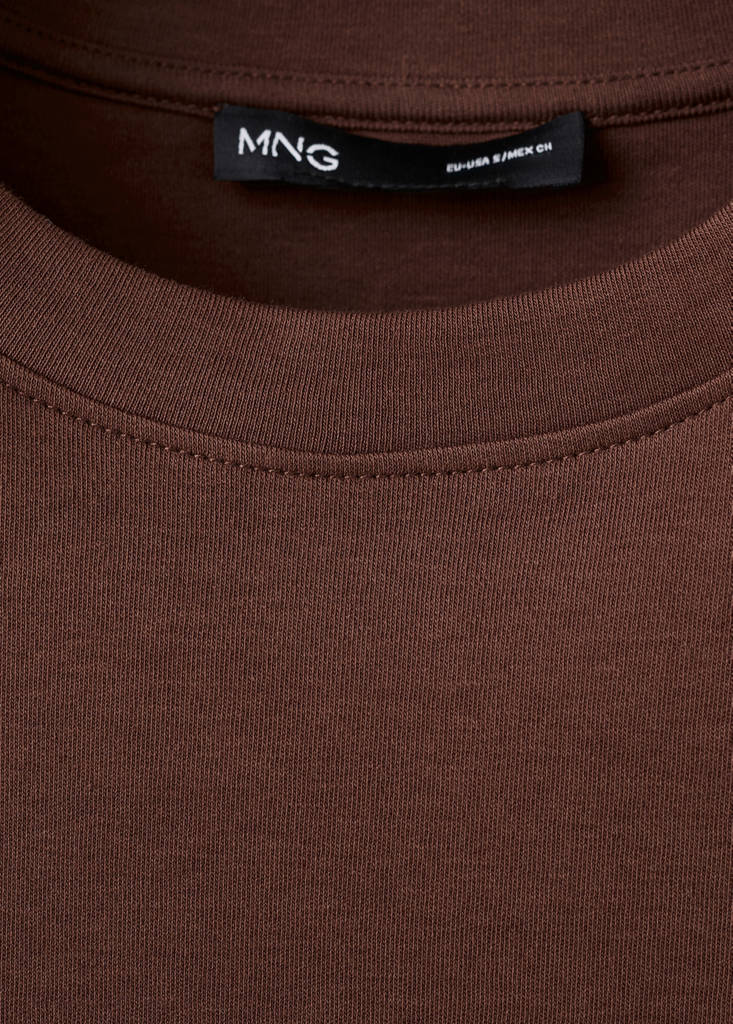 Short-sleeved cotton t-shirt — Russet
