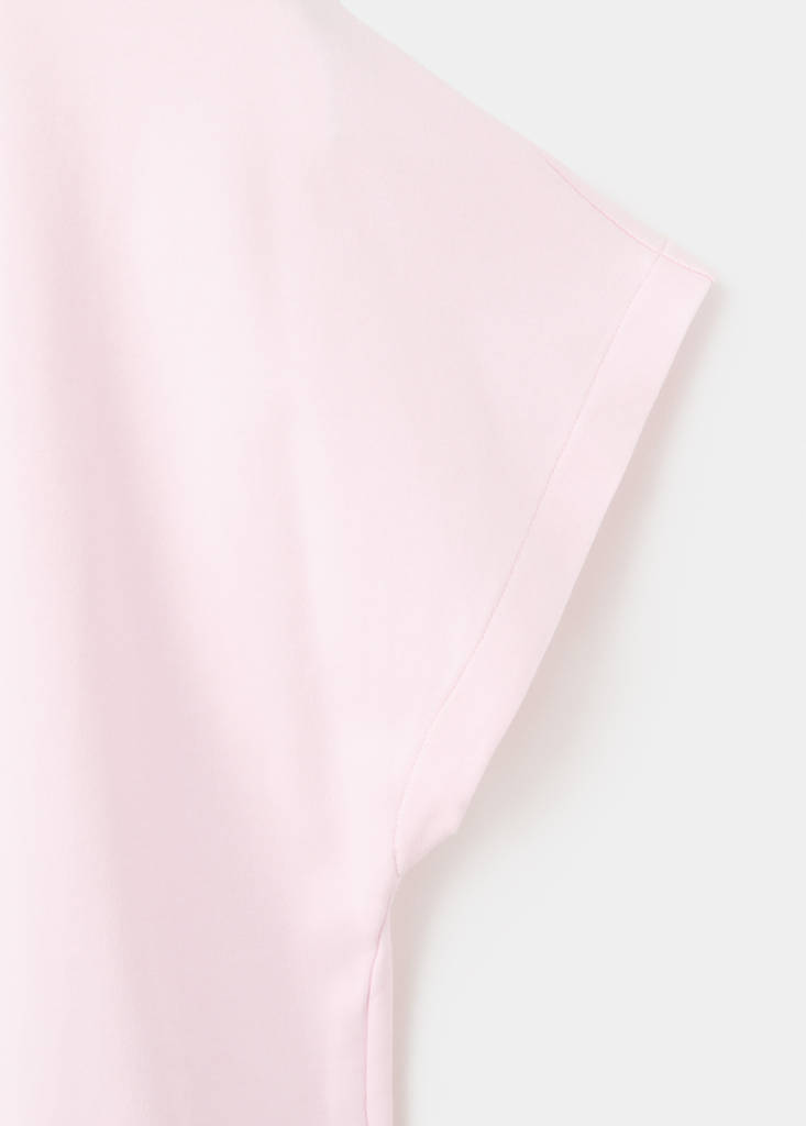 Short-sleeved cotton t-shirt — Pastel Pink