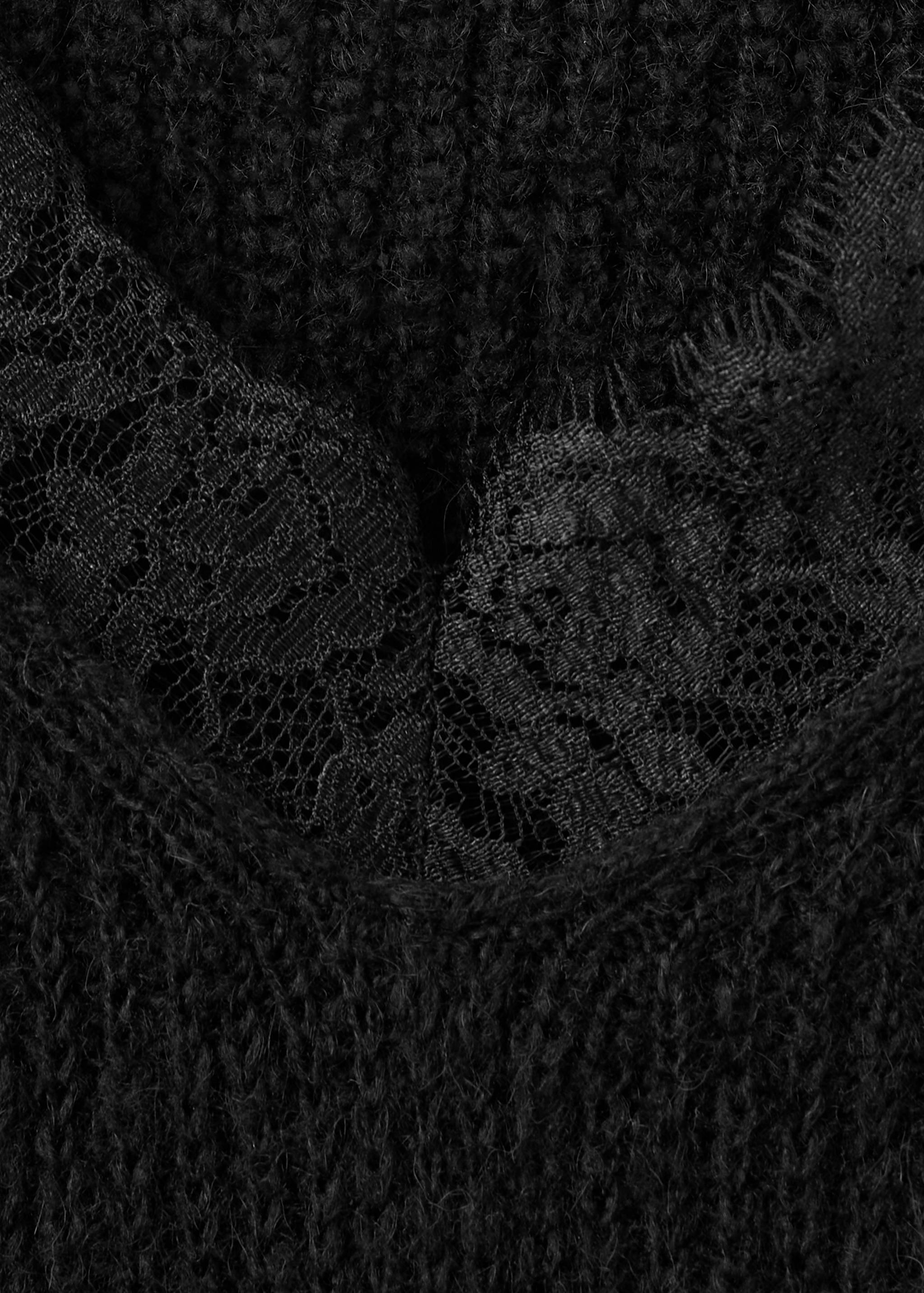 Jumper with lace detail - Details of the article 8