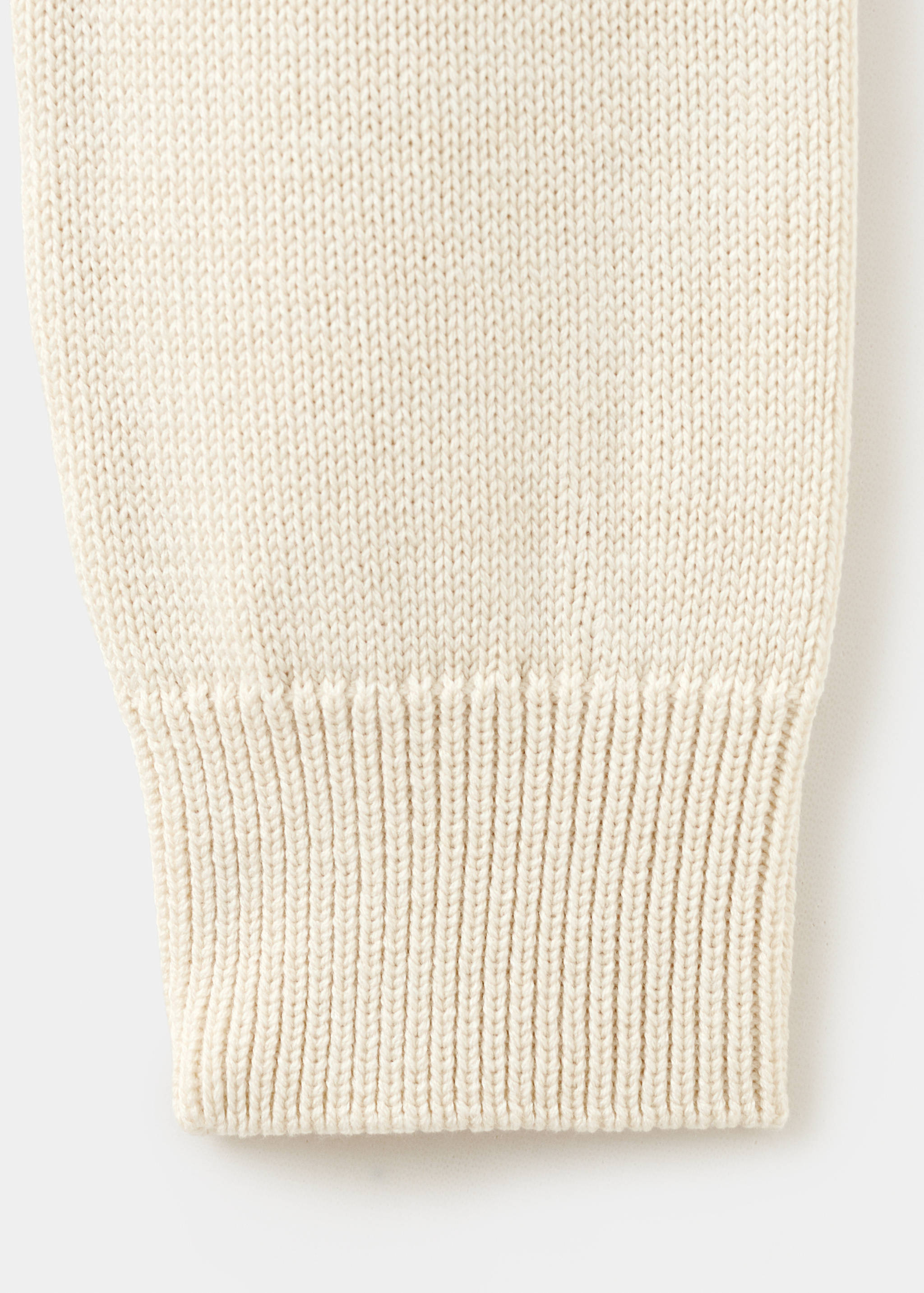 Knitted cardigan with ties - Details of the article 0