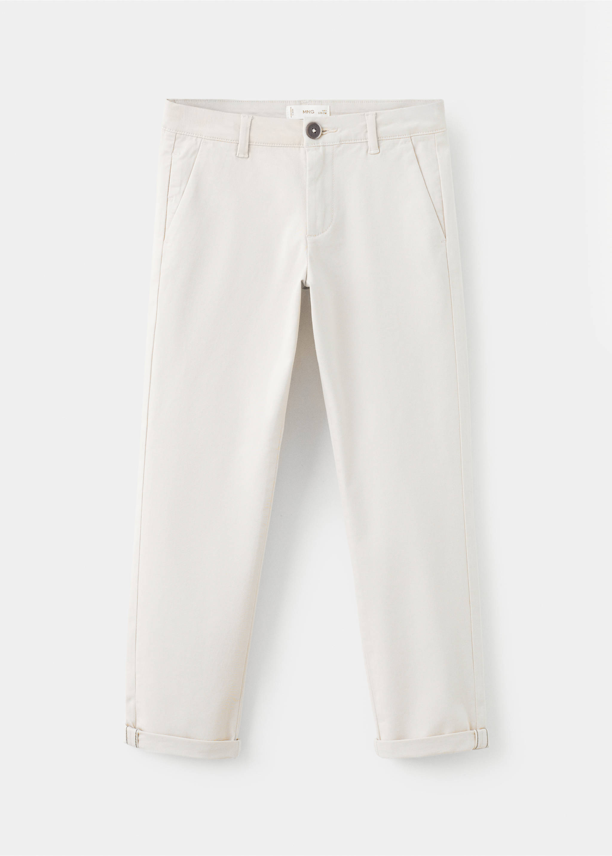 Pantalón chino dobladillo - Artículo sin modelo, Gris hielo. Ref: 27054403-00.