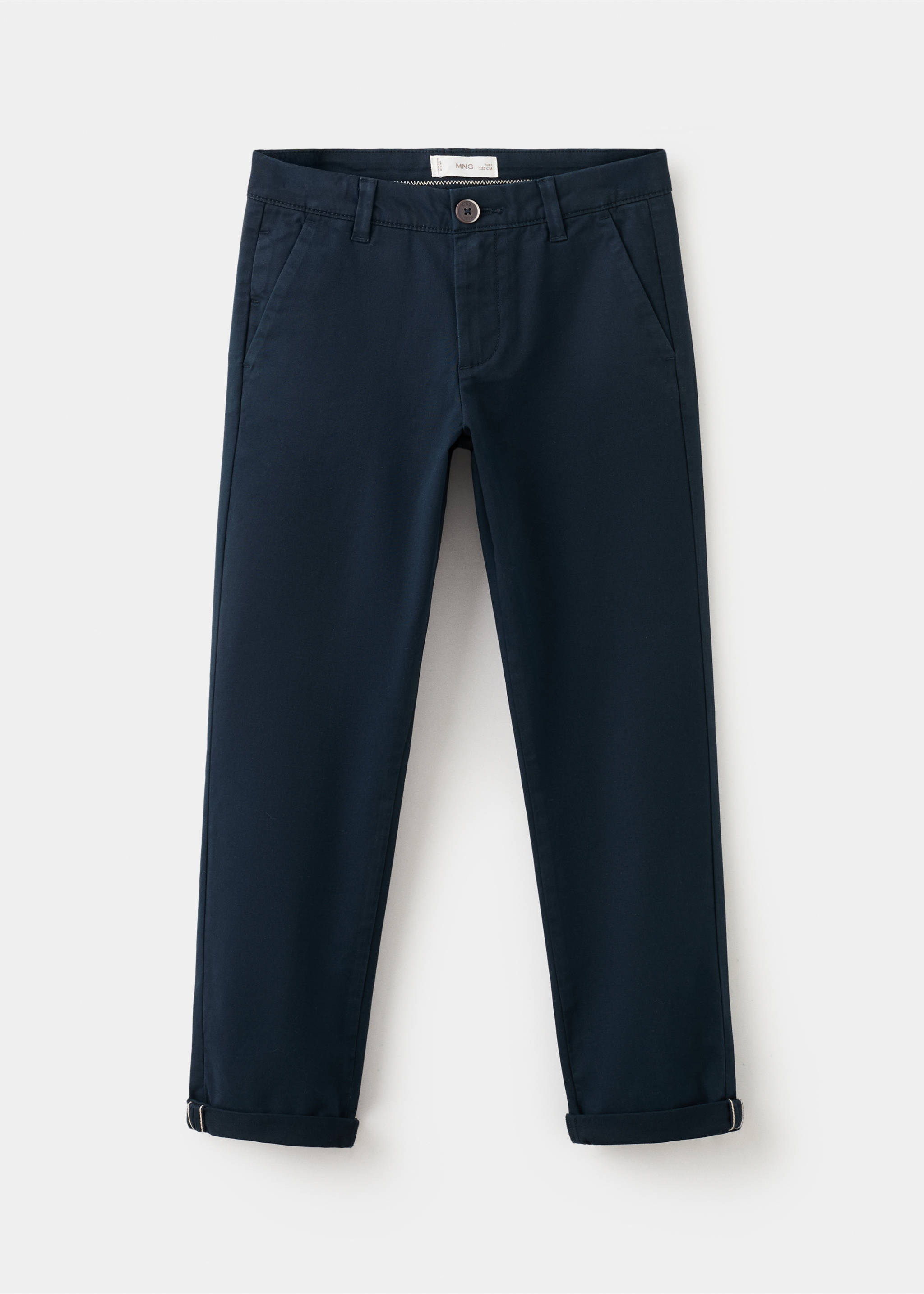 Pantalón chino dobladillo - Artículo sin modelo, Azul marino. Ref: 27054403-00.