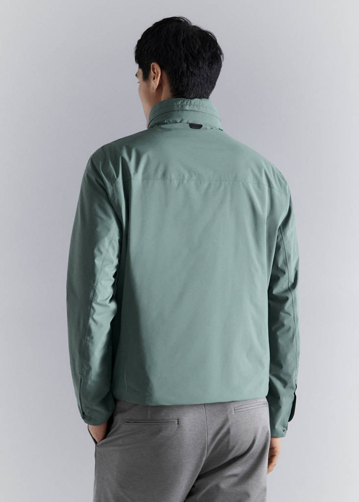 Packable water-repellent jacket with Thermore® technology — Dark Green