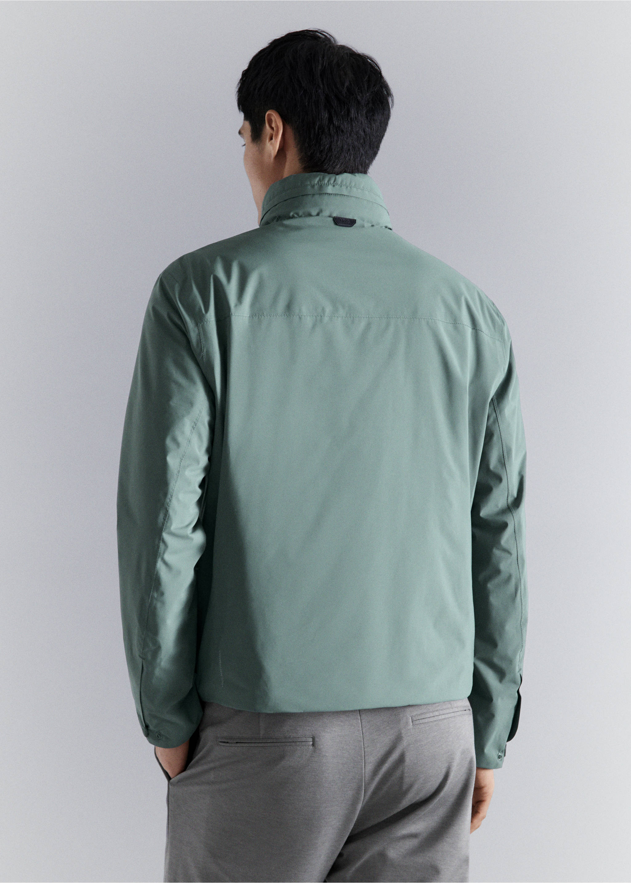 Cazadora packable water-repellent tecnología Thermore® - Reverso del artículo, Verde oscuro. Ref: 27054406-00.