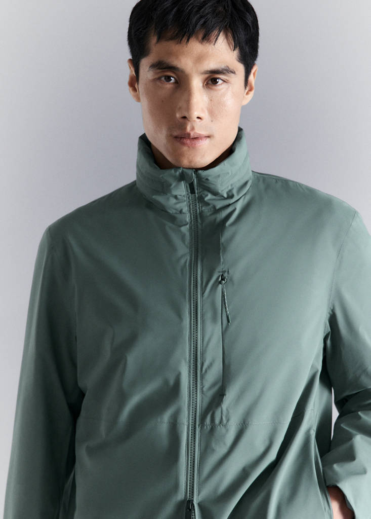 Packable water-repellent jacket with Thermore® technology — Dark Green