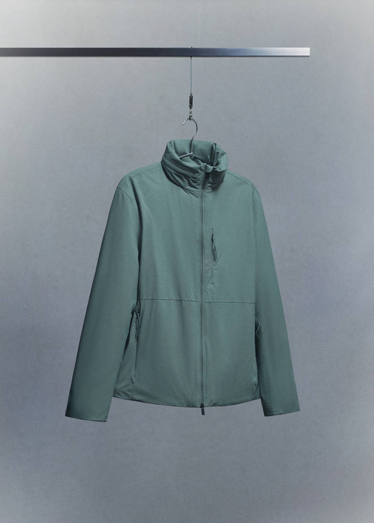 Packable water-repellent jacket with Thermore® technology — Dark Green