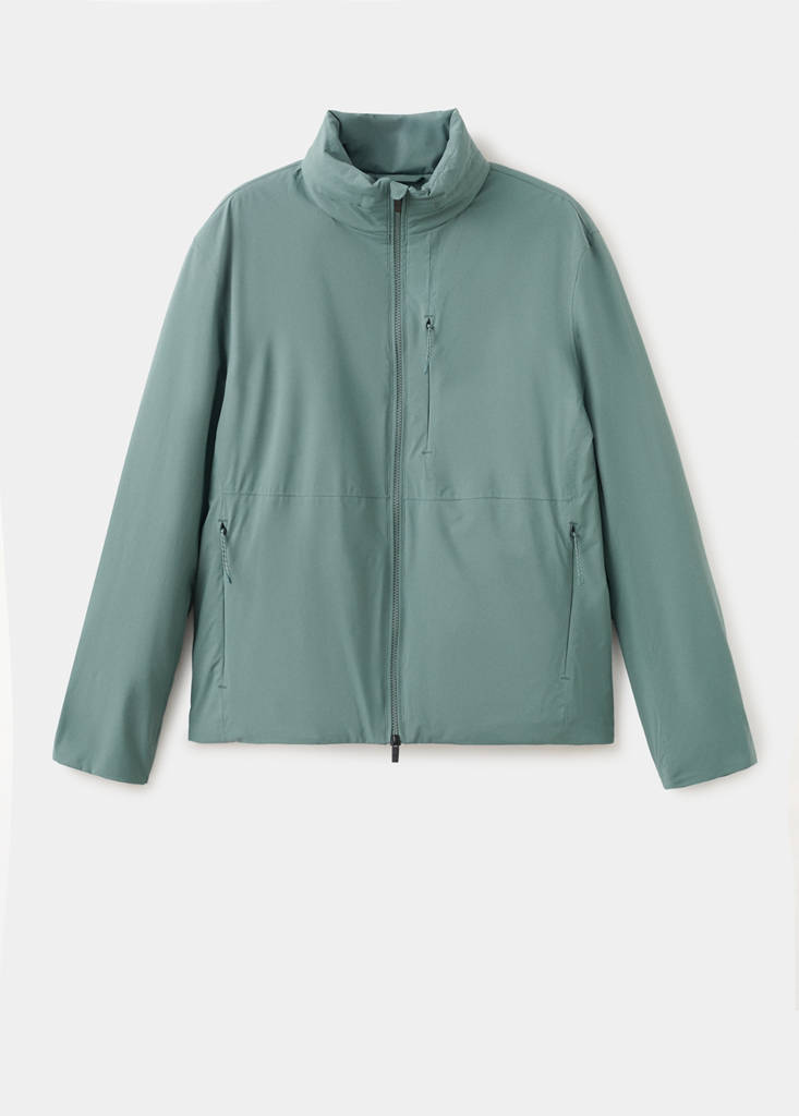 Packable water-repellent jacket with Thermore® technology — Dark Green