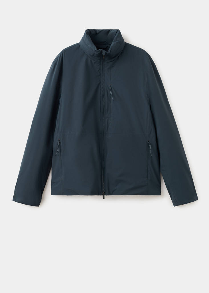 Packable water-repellent jacket with Thermore® technology — Navy