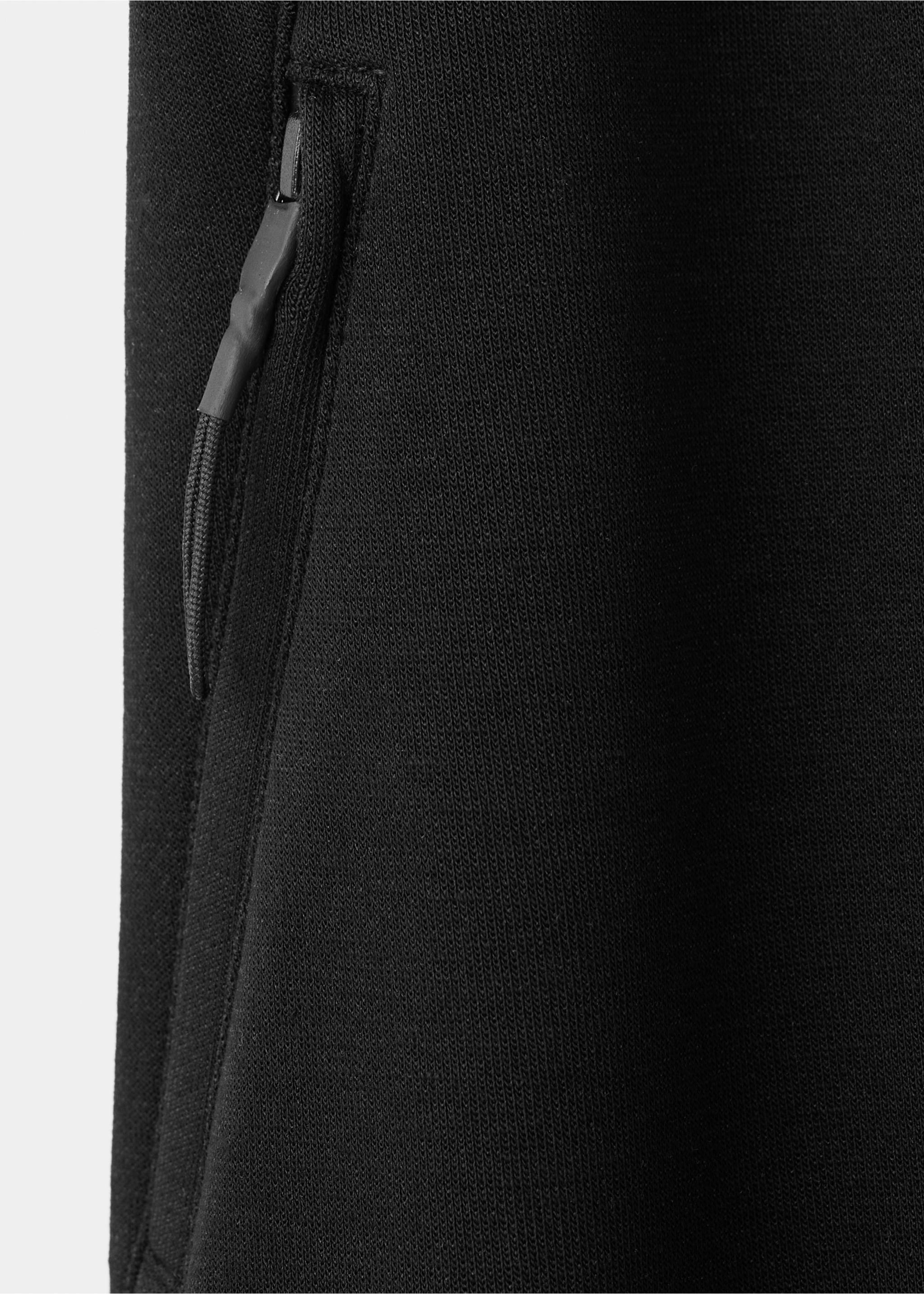 Joggers algodón cordón - Detalle del artículo 8, Negro. Ref: 27054418-00.