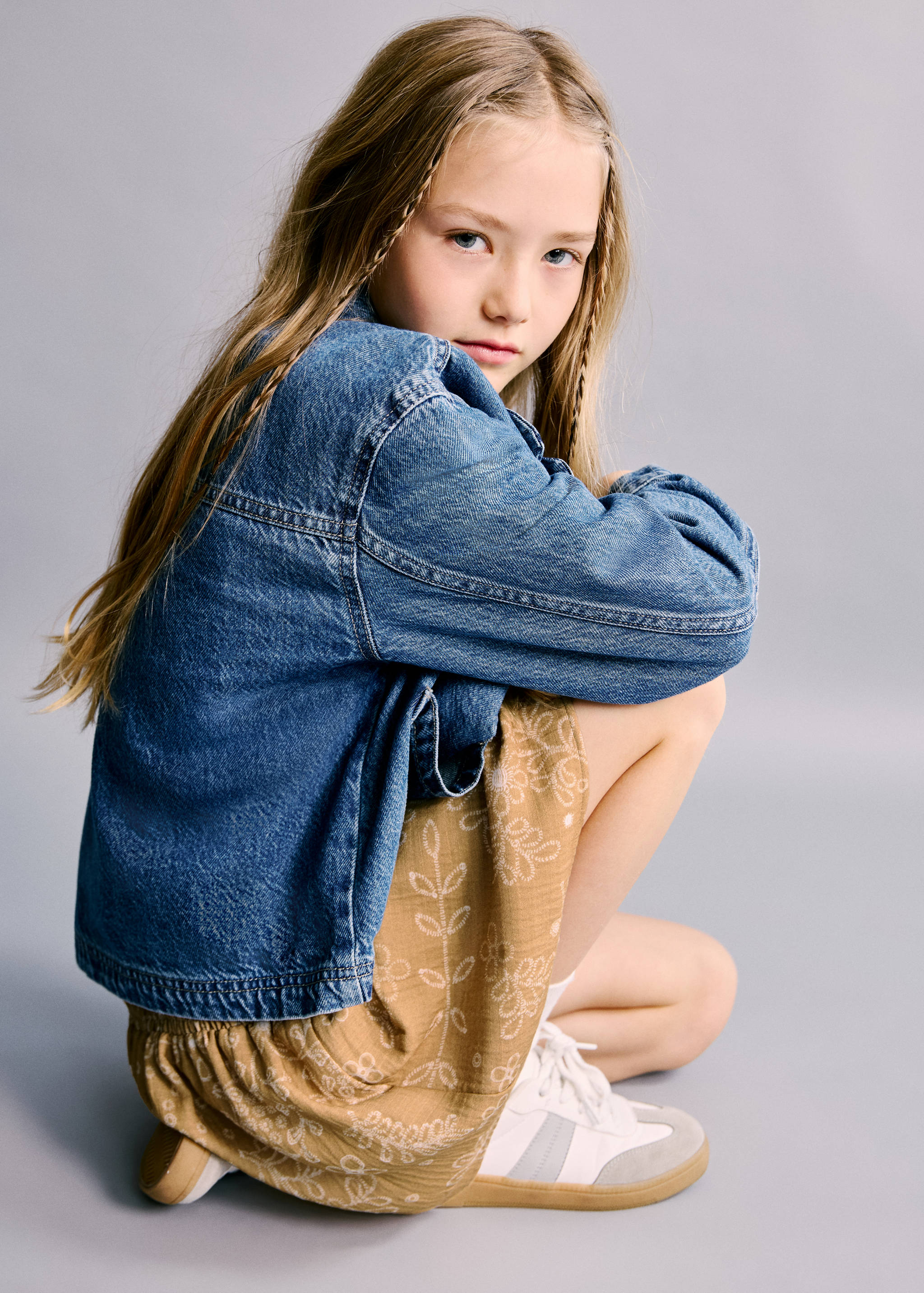 Printed short skirt - Details of the article 1