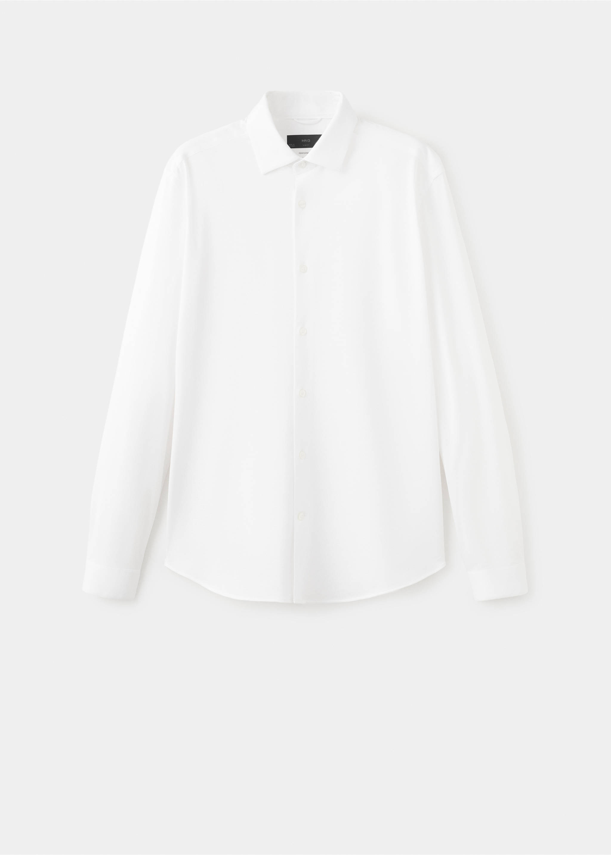 Camisa slim fit algodón comfort stretch non-iron - Artículo sin modelo, Blanco. Ref: 27054422-00.