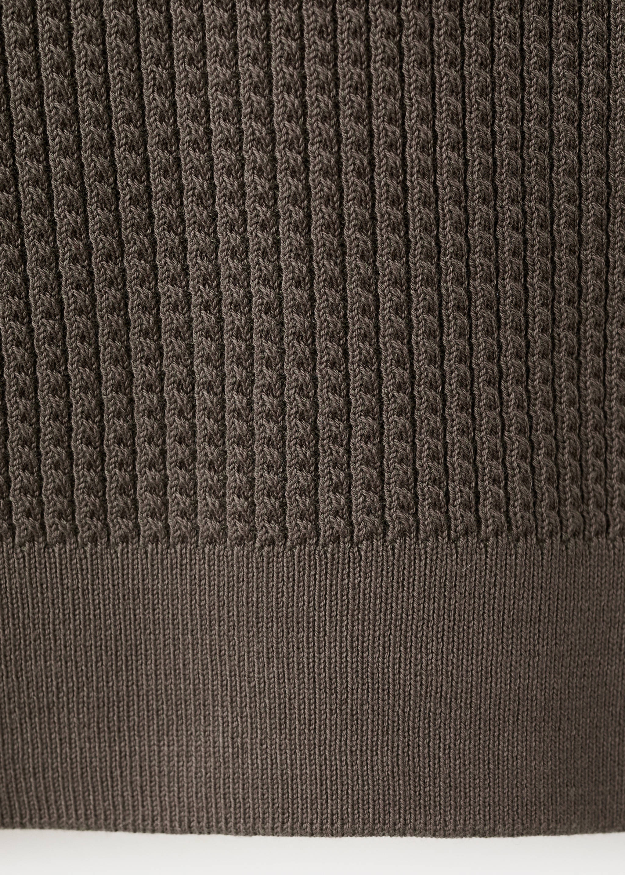 Поло з тонкого трикотажу в ялинку - Детальніше про товар 0