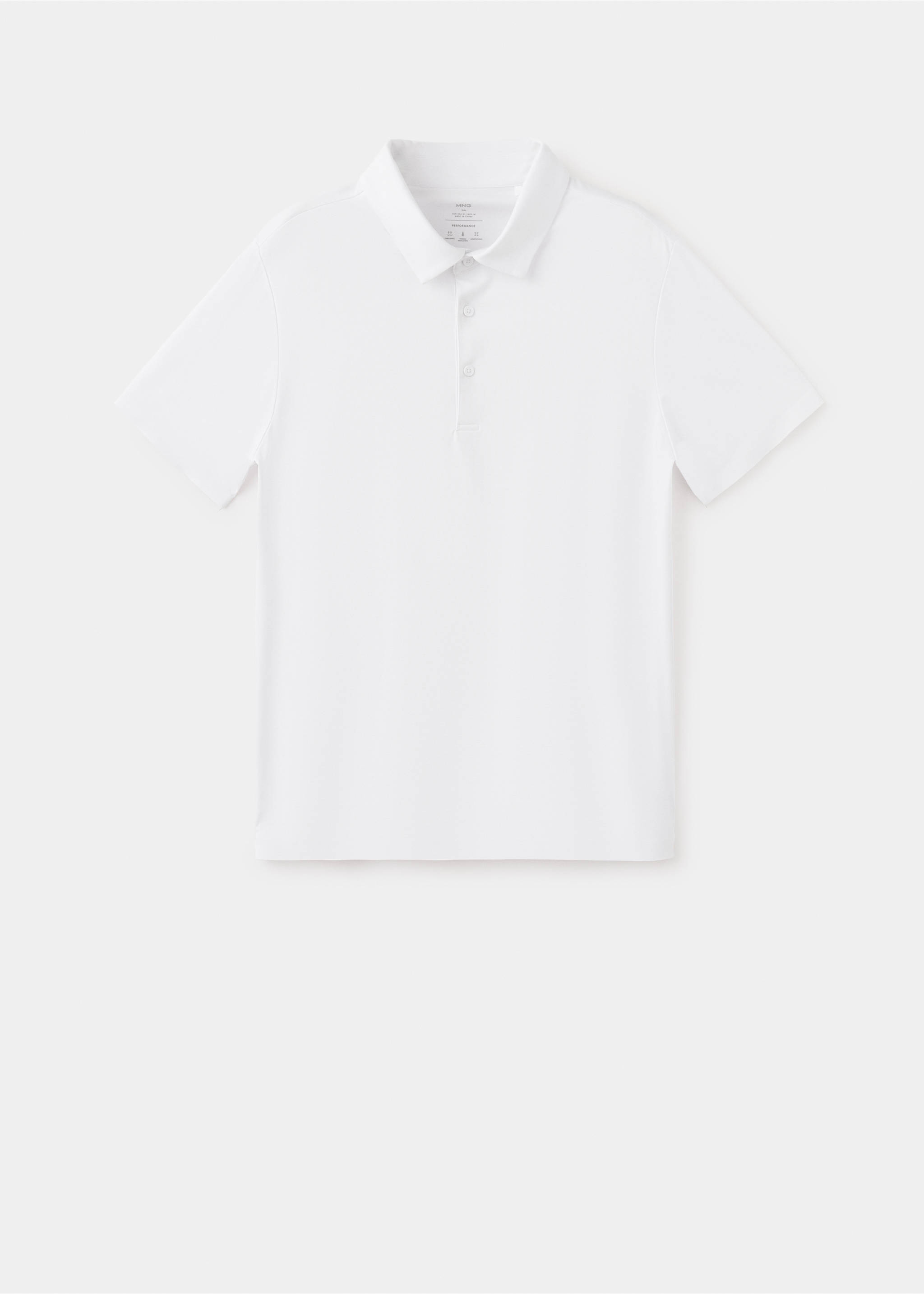 Comfort stretch Coolmax ® polo - Article without model, White. Ref: 27054425-00.