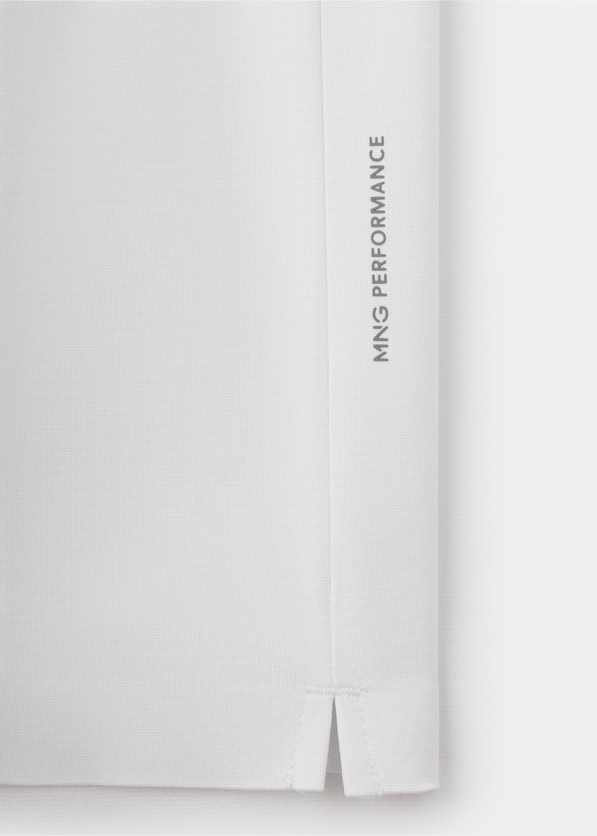 Comfort stretch Coolmax ® polo - Details of the article 0, White. Ref: 27054425-00.