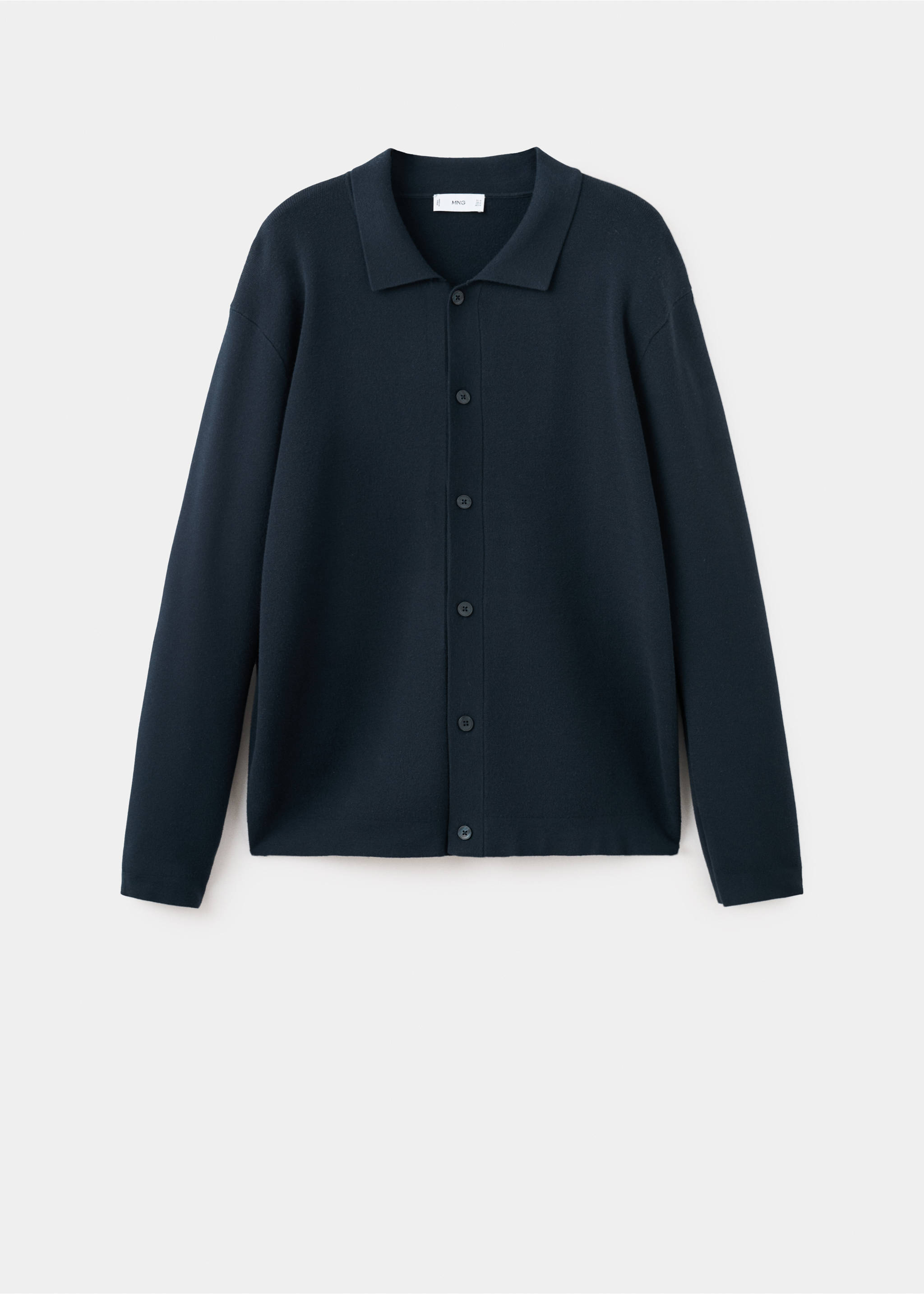 Cárdigan punto fino comfort stretch - Artículo sin modelo, Azul marino. Ref: 27054428-00.