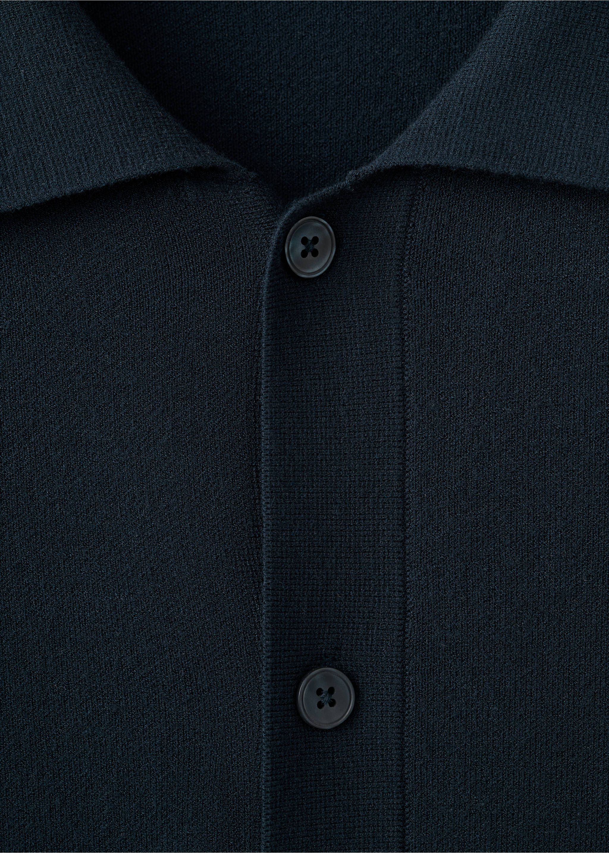 Cárdigan punto fino comfort stretch - Detalle del artículo 8, Azul marino. Ref: 27054428-00.