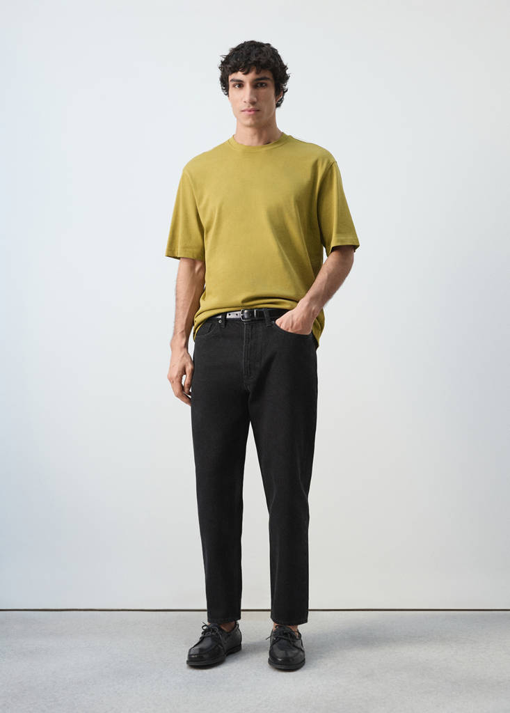 Heavy weight relaxed fit T-shirt — Olive Green