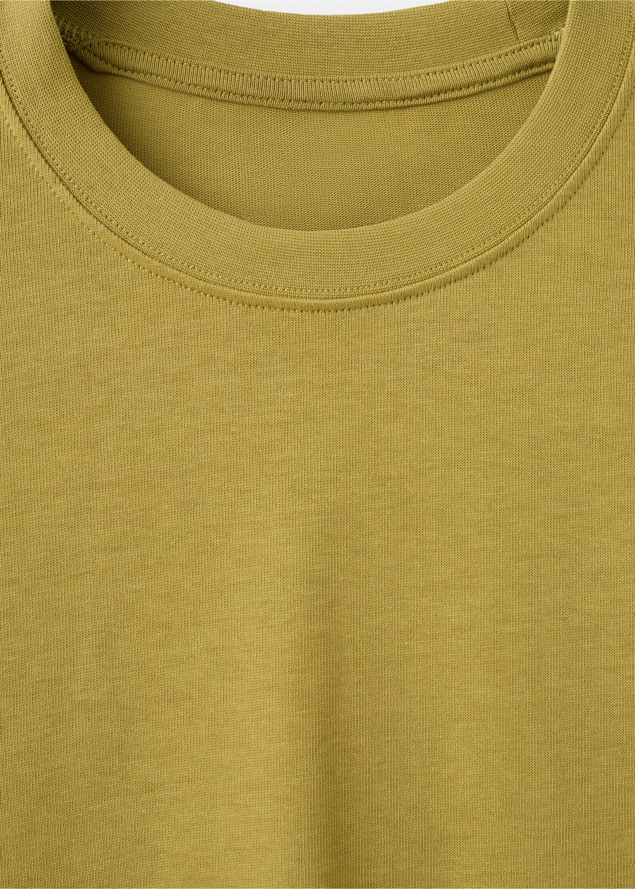 Camiseta heavy weight relaxed fit - Detalle del artículo 8, Oliva. Ref: 27054430-00.