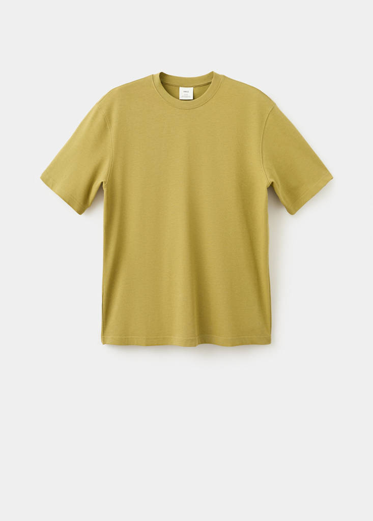 Heavy weight relaxed fit T-shirt — Olive Green