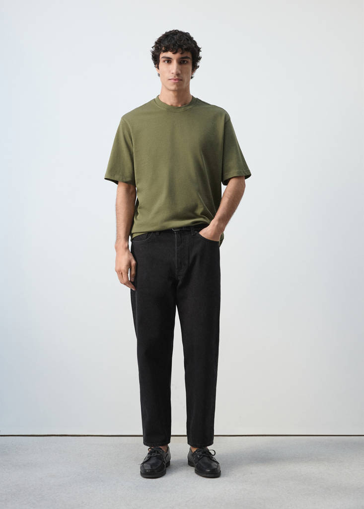Heavy weight relaxed fit T-shirt — Dark Green