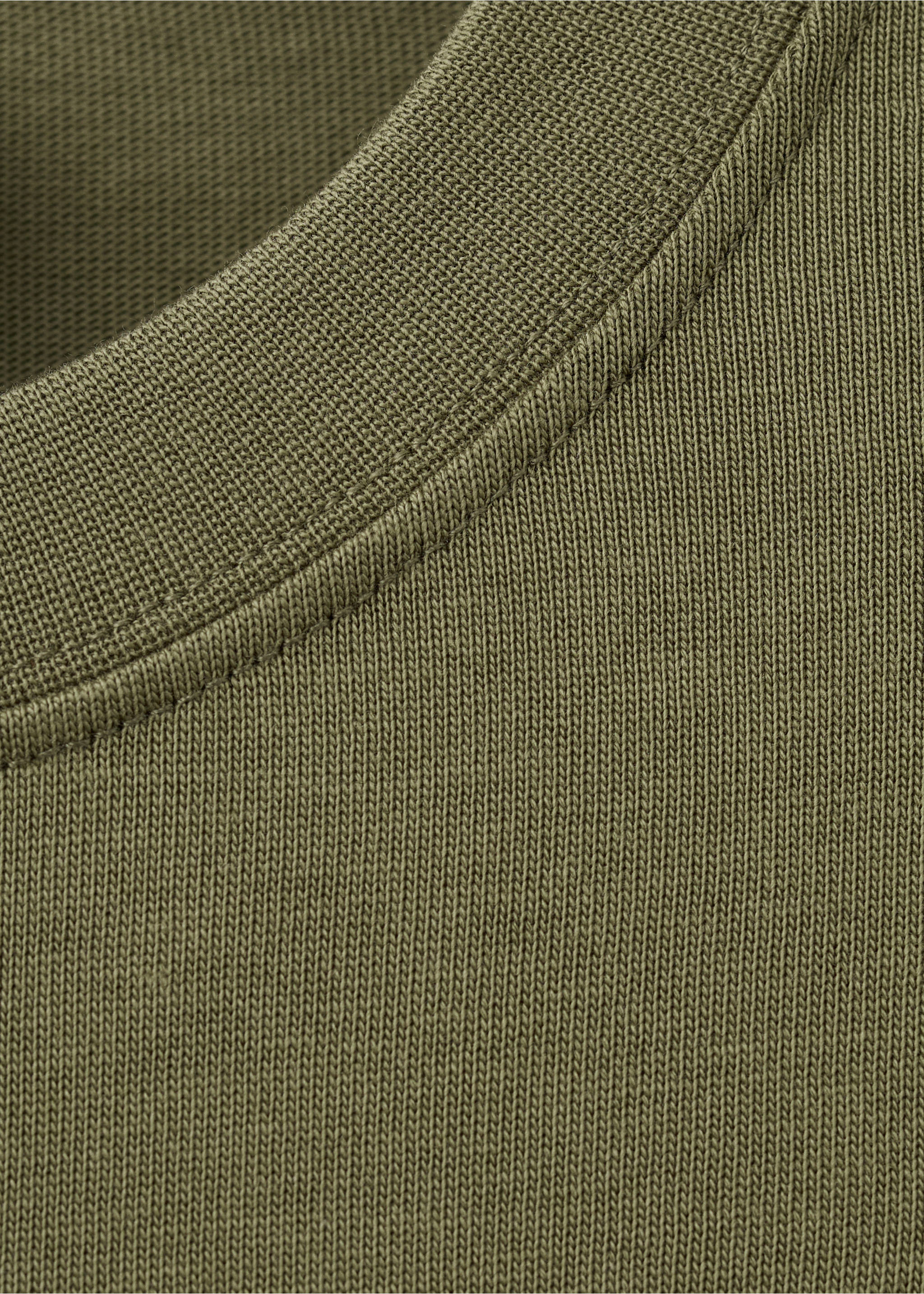 Camiseta heavy weight relaxed fit - Detalle del artículo 8, Verde oscuro. Ref: 27054430-00.