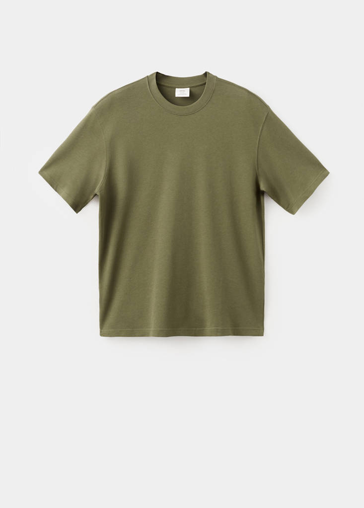 Heavy weight relaxed fit T-shirt — Dark Green