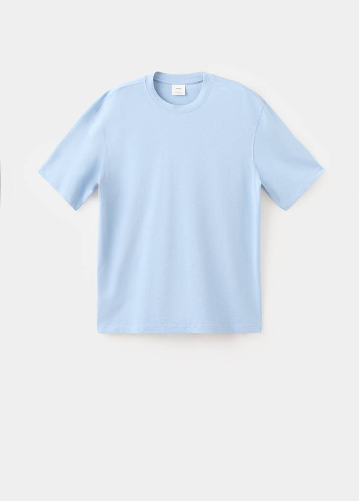 Heavy weight relaxed fit T-shirt — Sky Blue